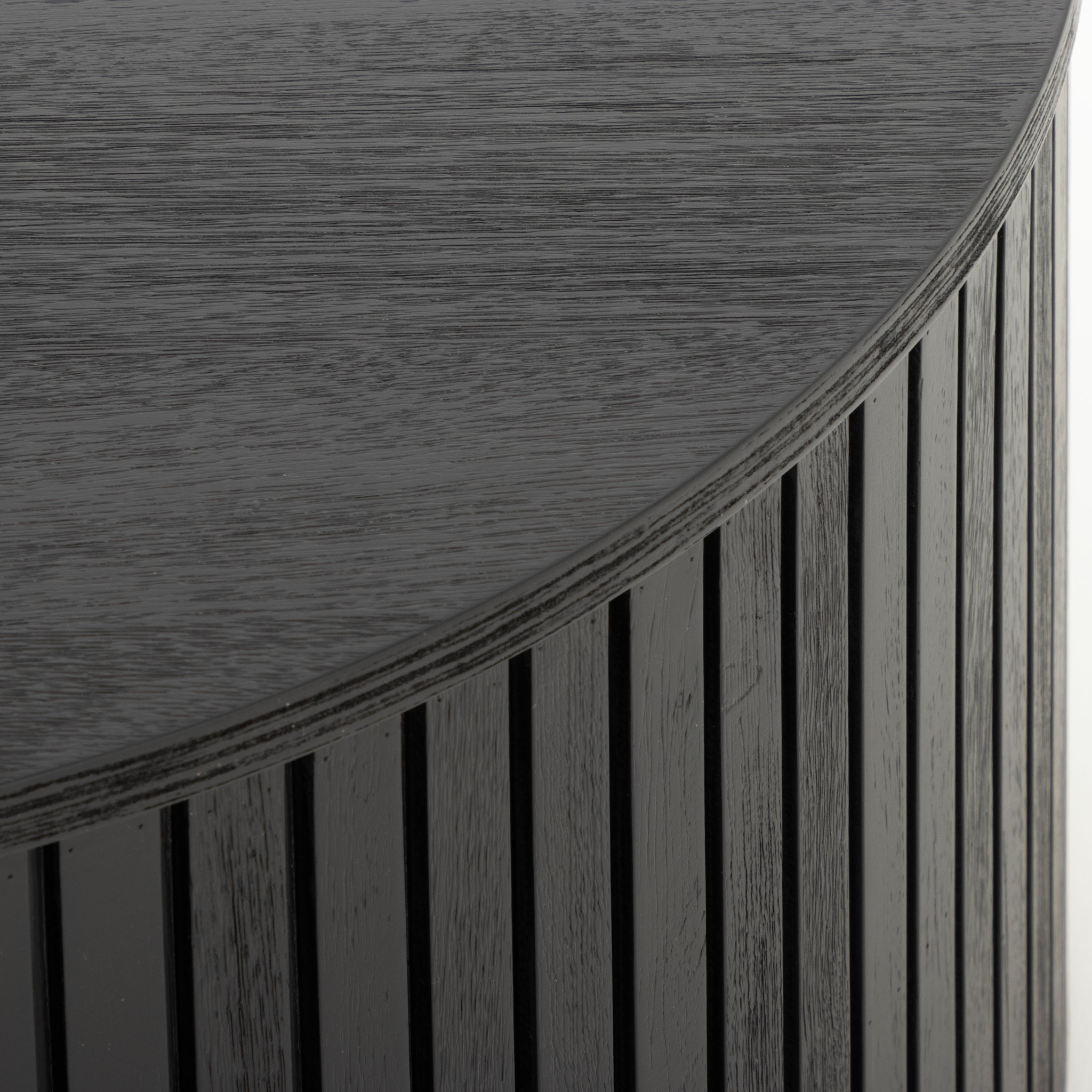 Anya Round Coffee Table, Black