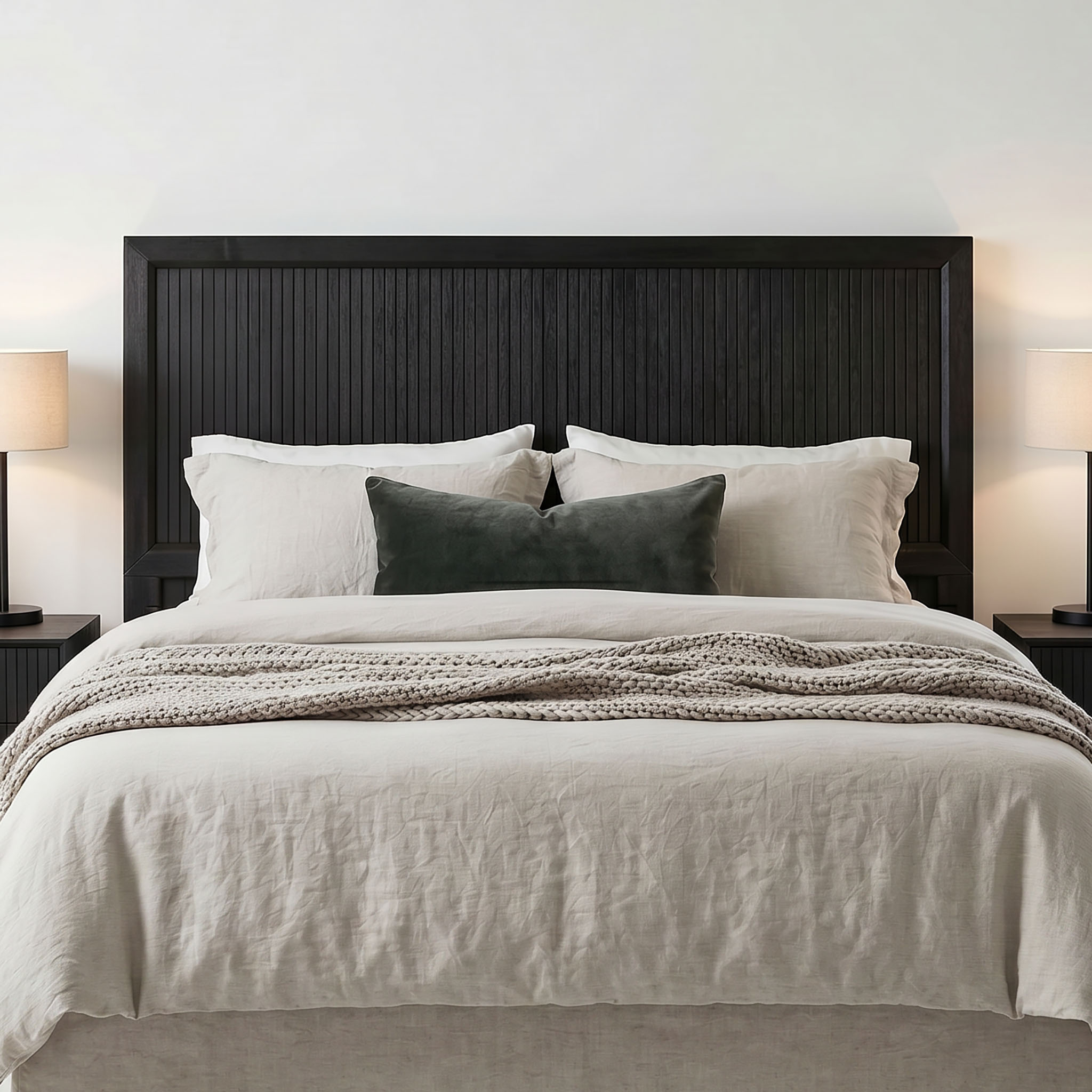 Anya King/Super King Headboard, Black