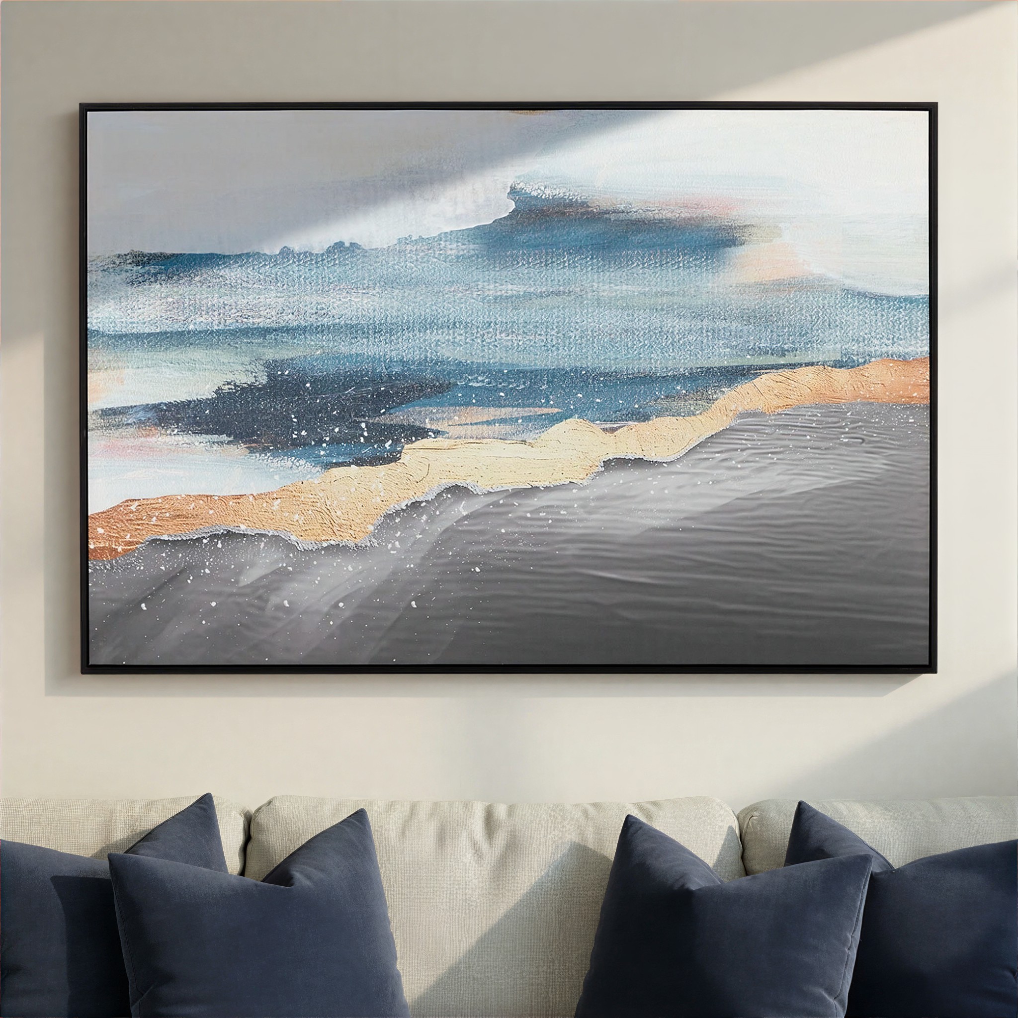 Framed Canvas Driftwood - 120 x 80cm