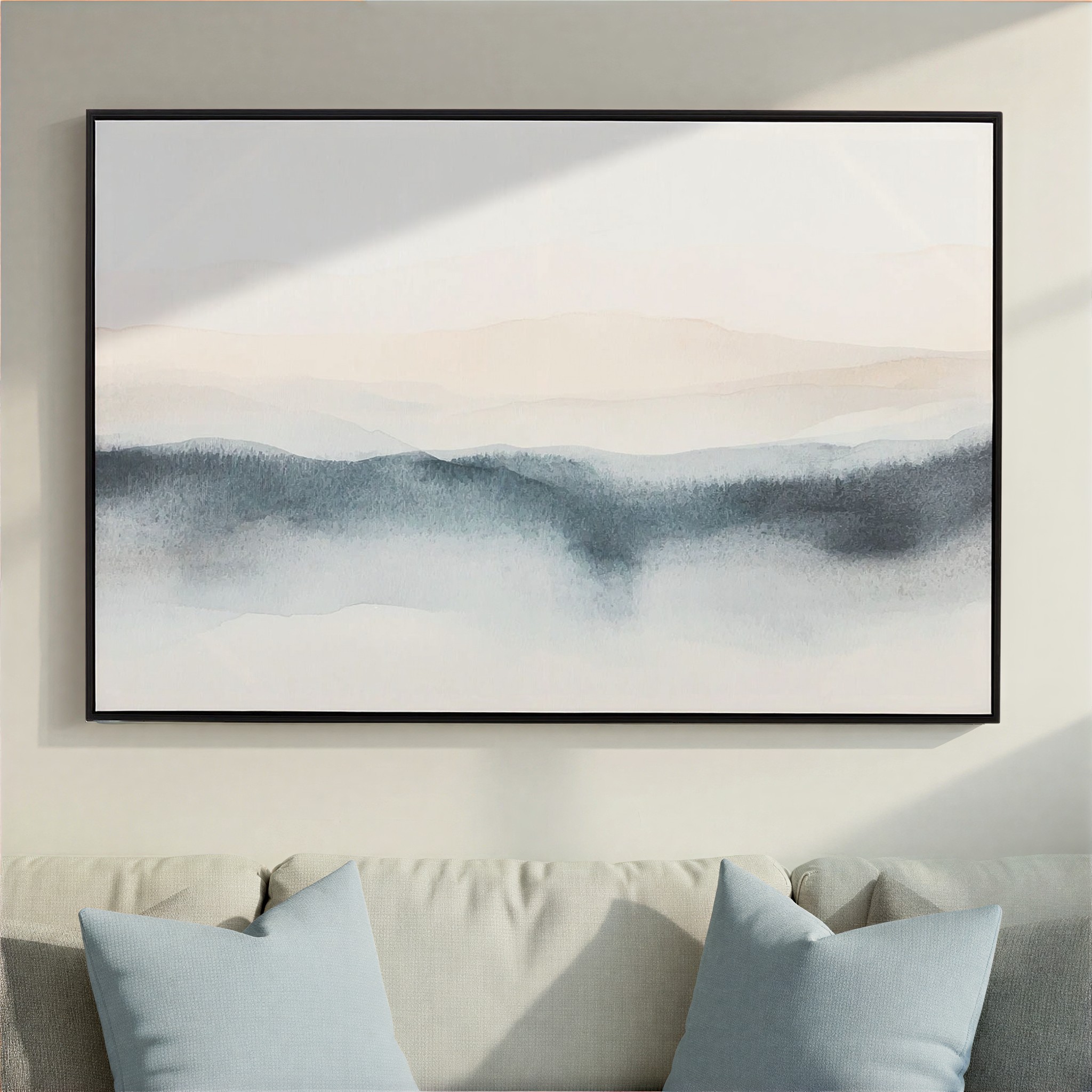 Framed Canvas Mistfall - 120 x 80cm