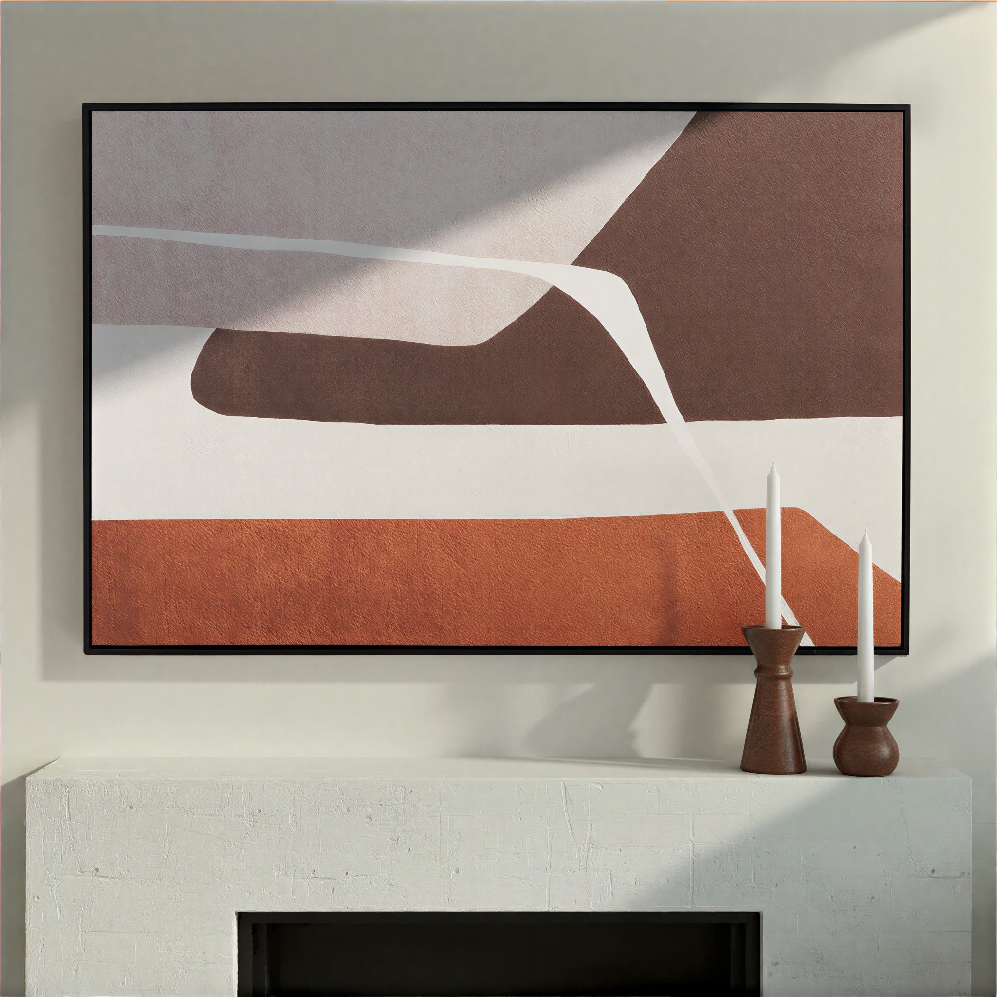 Framed Canvas Resolve - 120 x 80cm