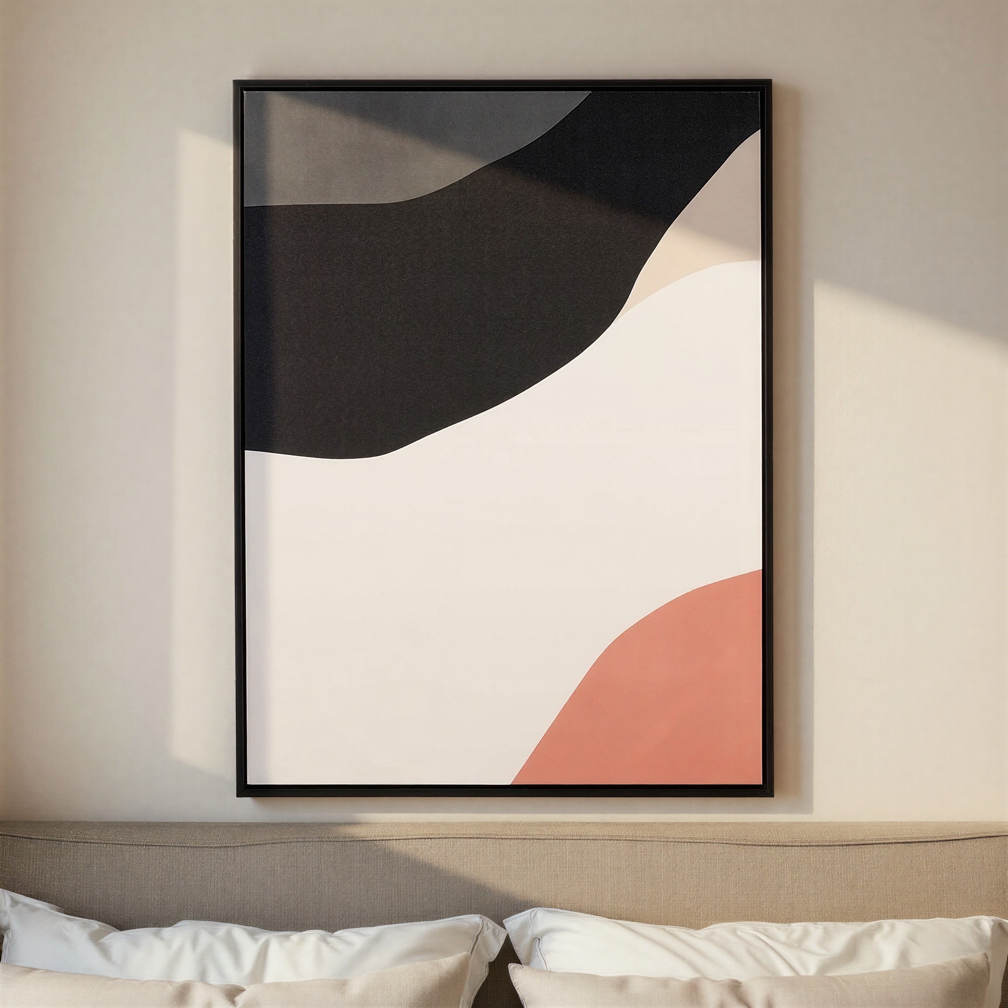 Framed Canvas Glimmer - 60 x 80cm