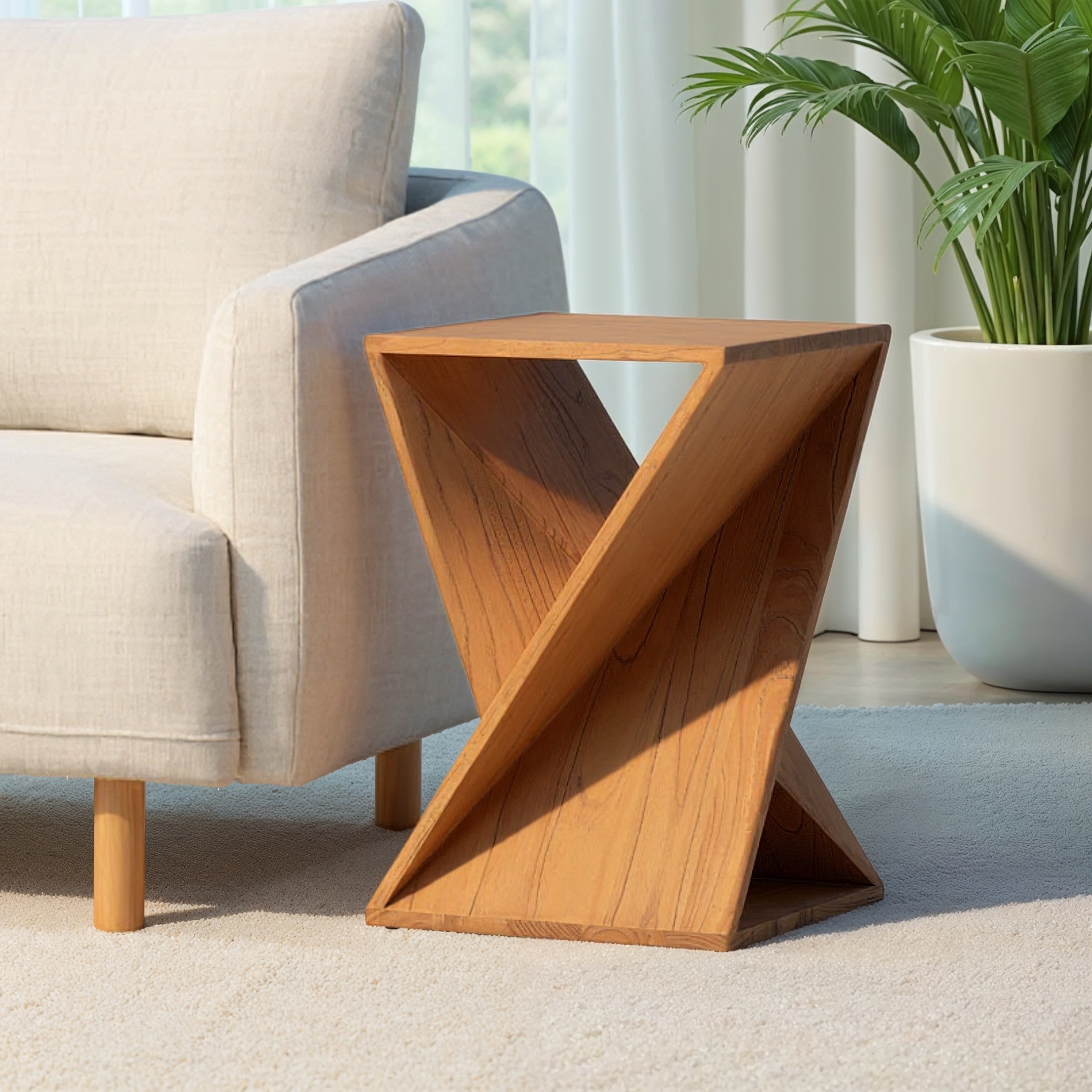 Asher Side Table, Natural