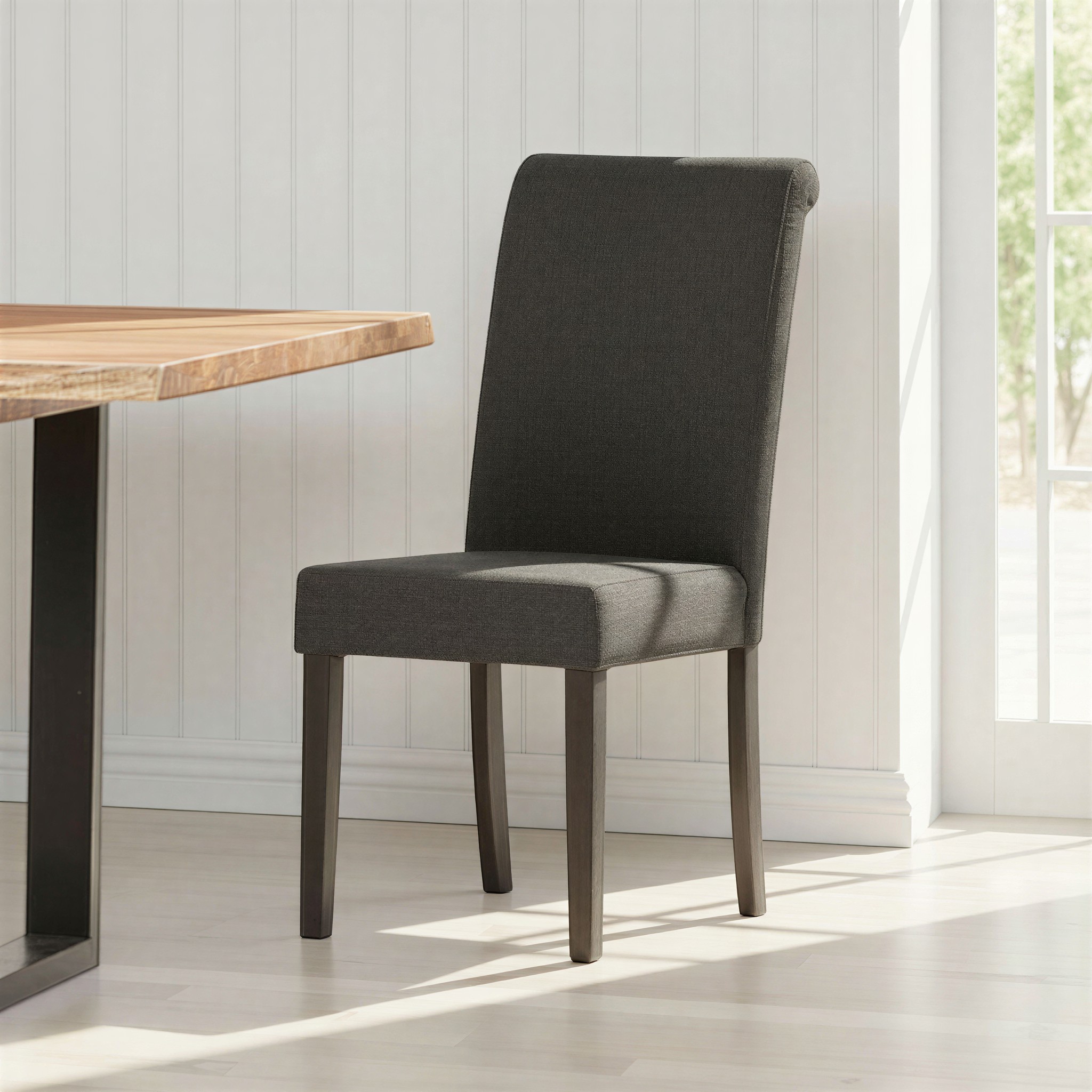 Ashville Dining Chair, Charcoal