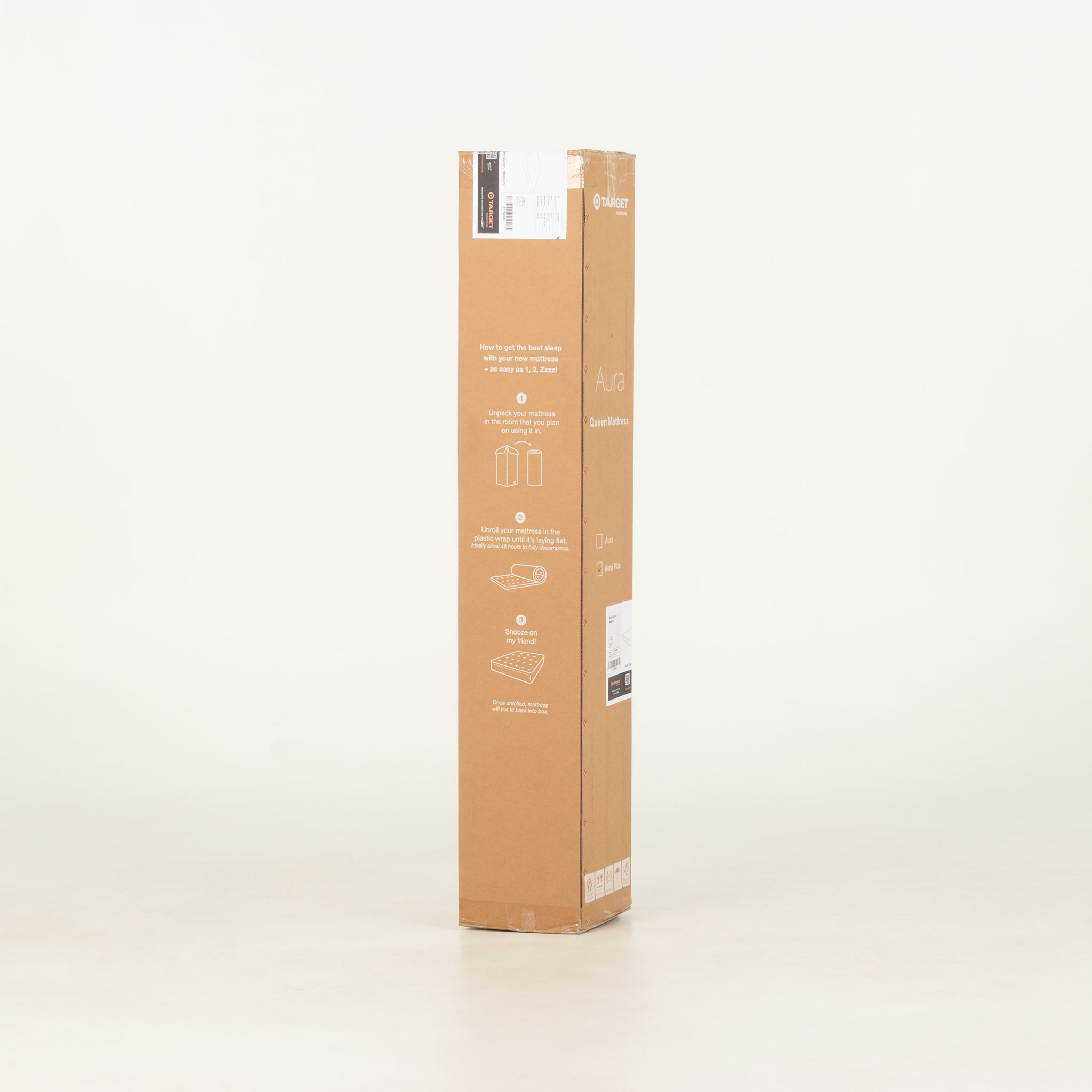 Aura Plus Pocket Spring Queen Mattress, Medium