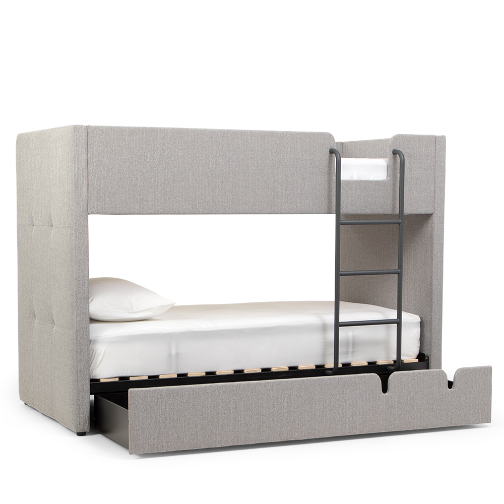 Ramsey Single/ Single Bunk Bed Frame, Grey