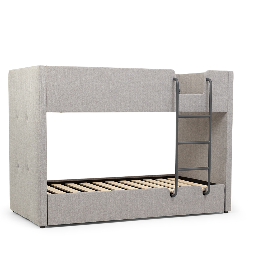 Ramsey Single/ Single Bunk Bed Frame, Grey