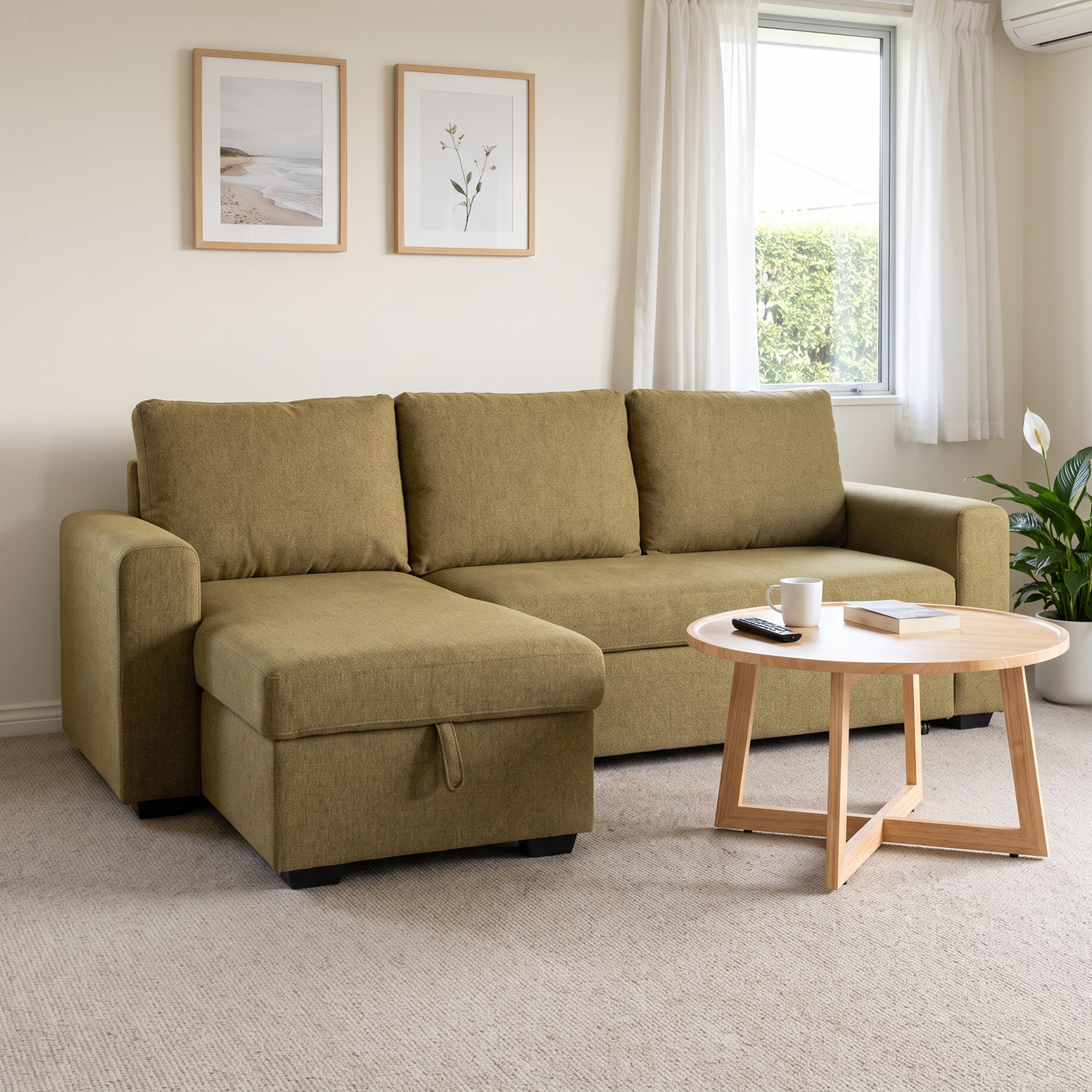Boston Sofa Bed, Green