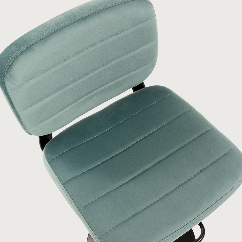Dante Gaslift Barstool, Teal