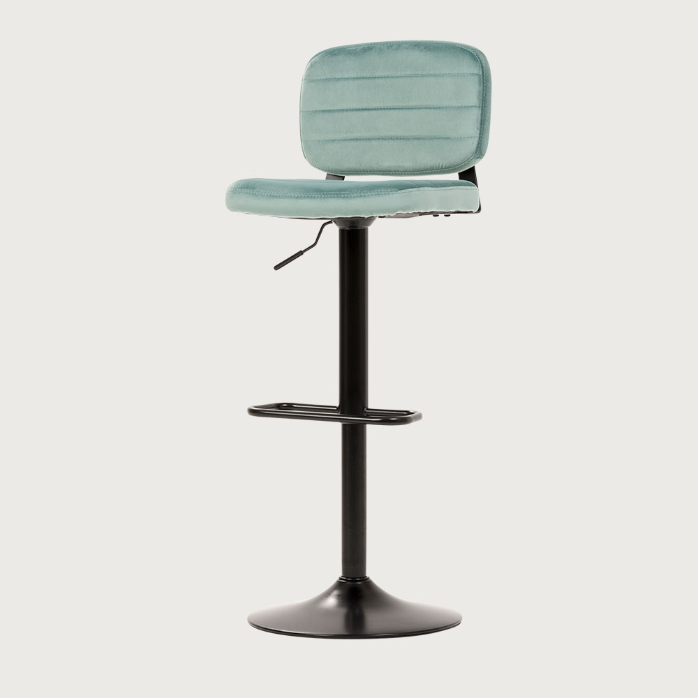Dante Gaslift Barstool, Teal