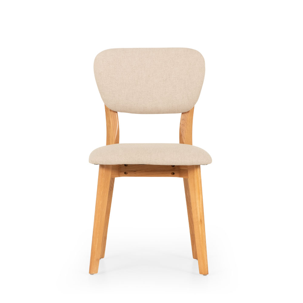 Nordic Dining Chair with Fabric Seat