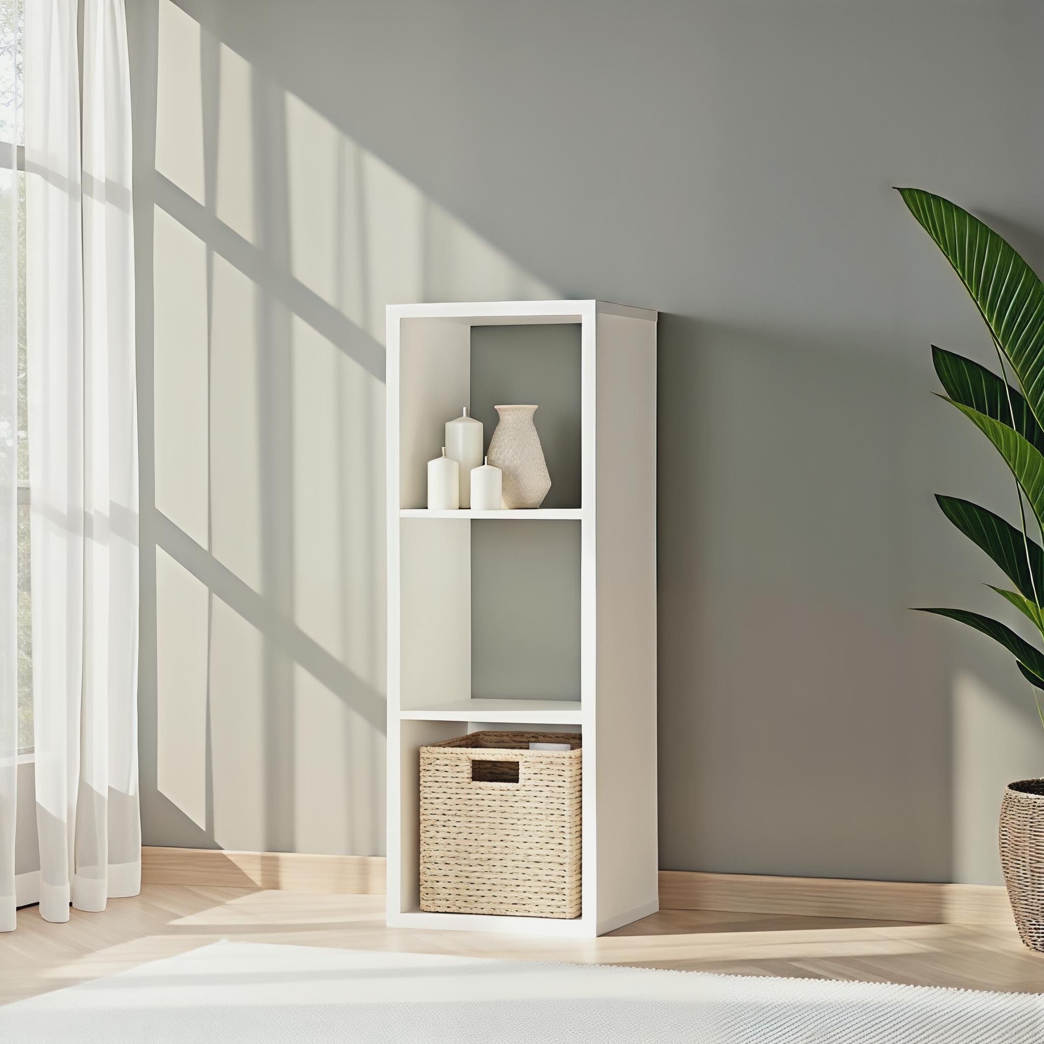 Cubx 3 x 1 Cube, White