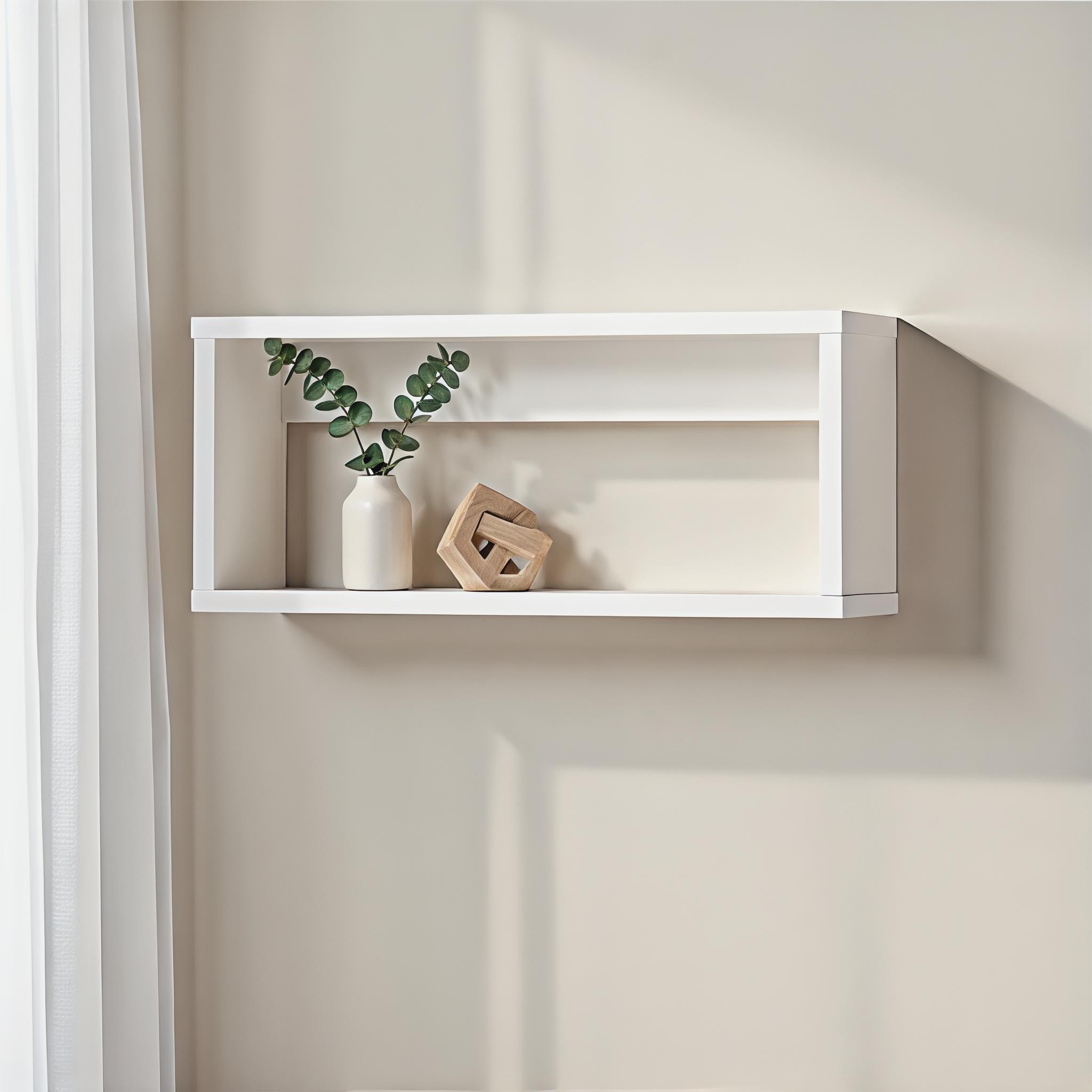 Cubx Wall Hung Shelf, White