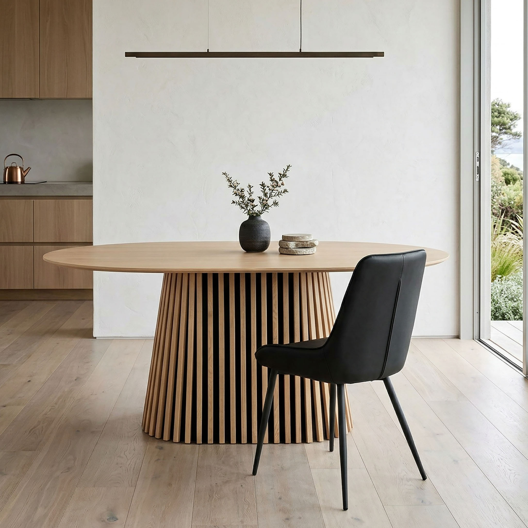 Sena Dining Table KD - W150, Natural