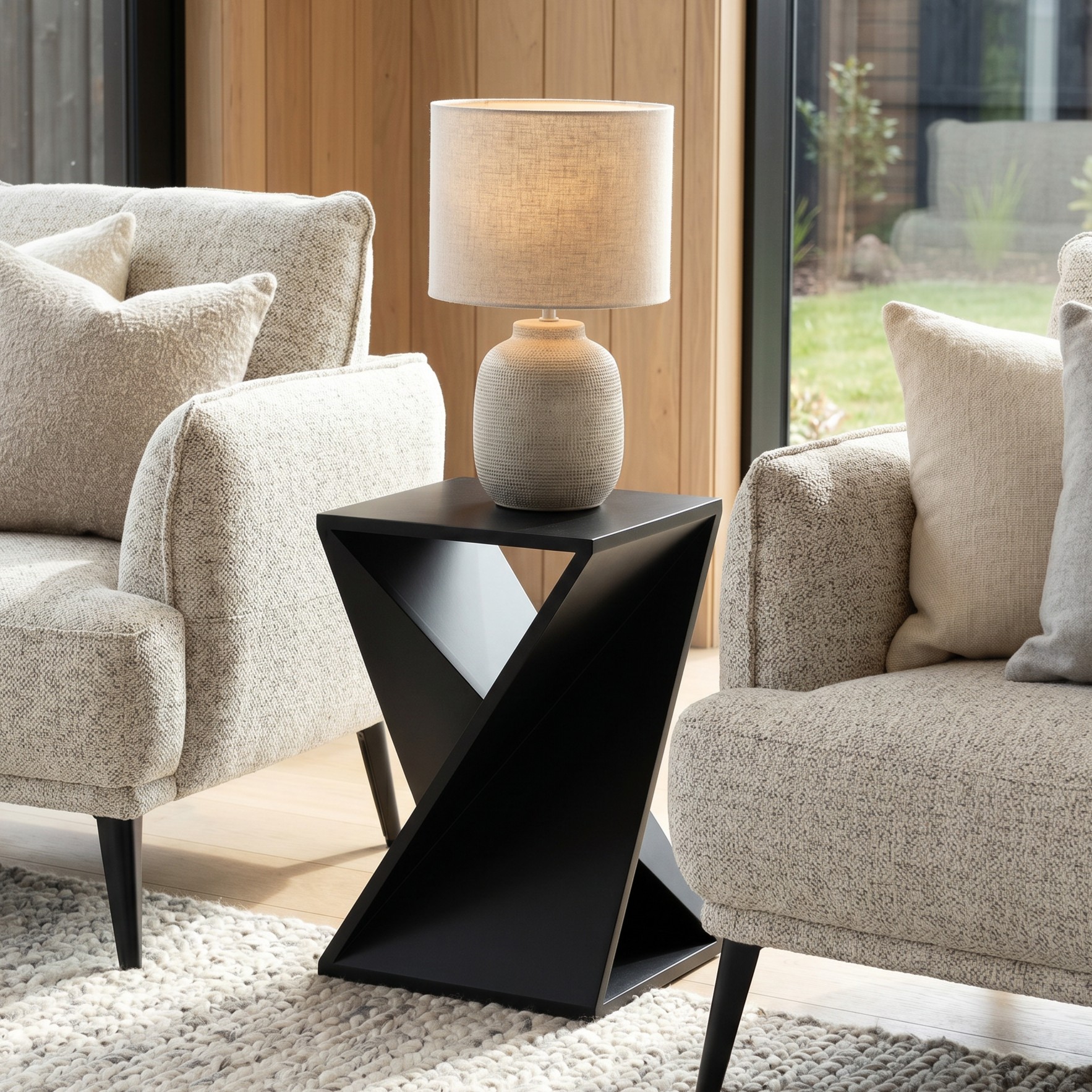 Archer Side Table, Black