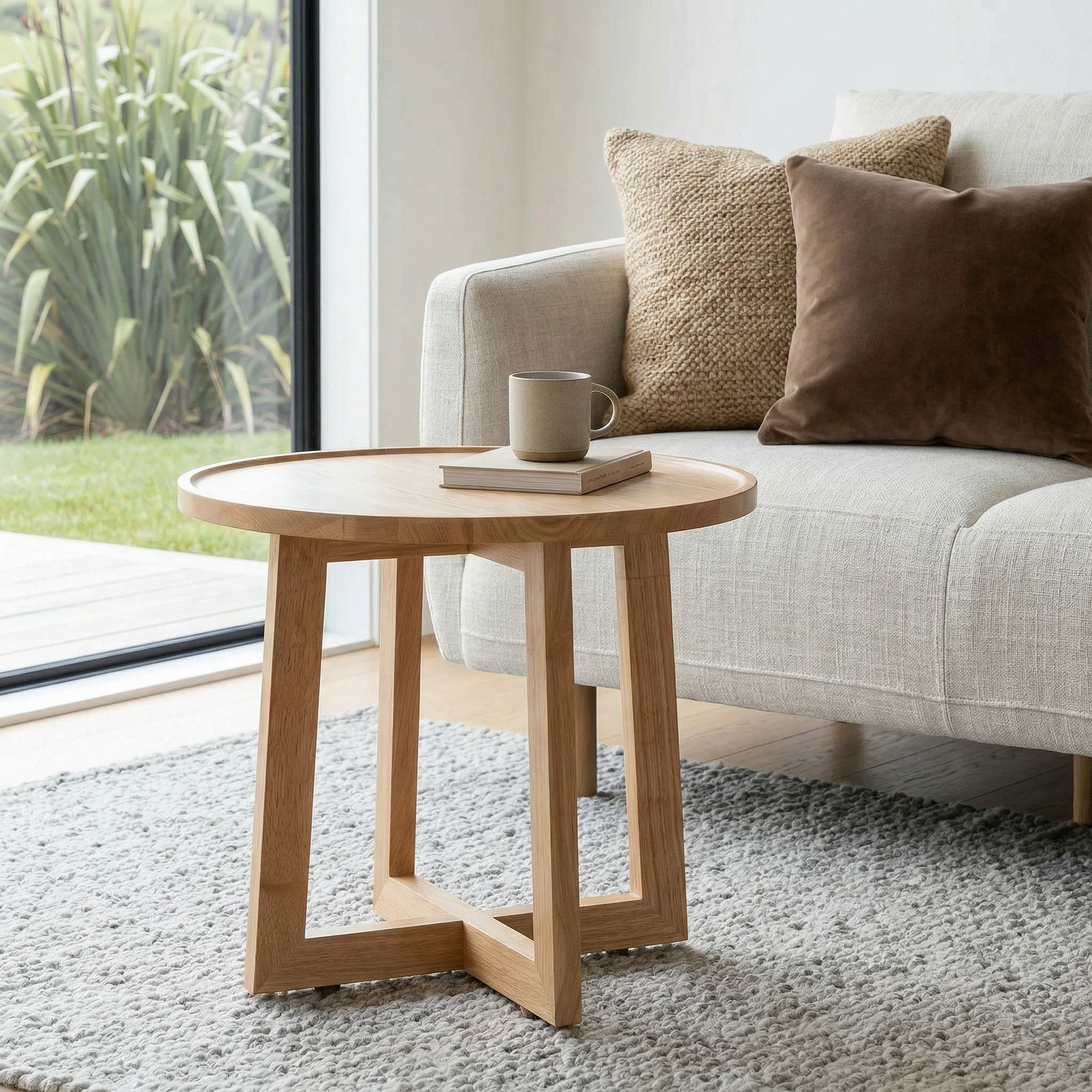 Harrow Side Table KD, Natural