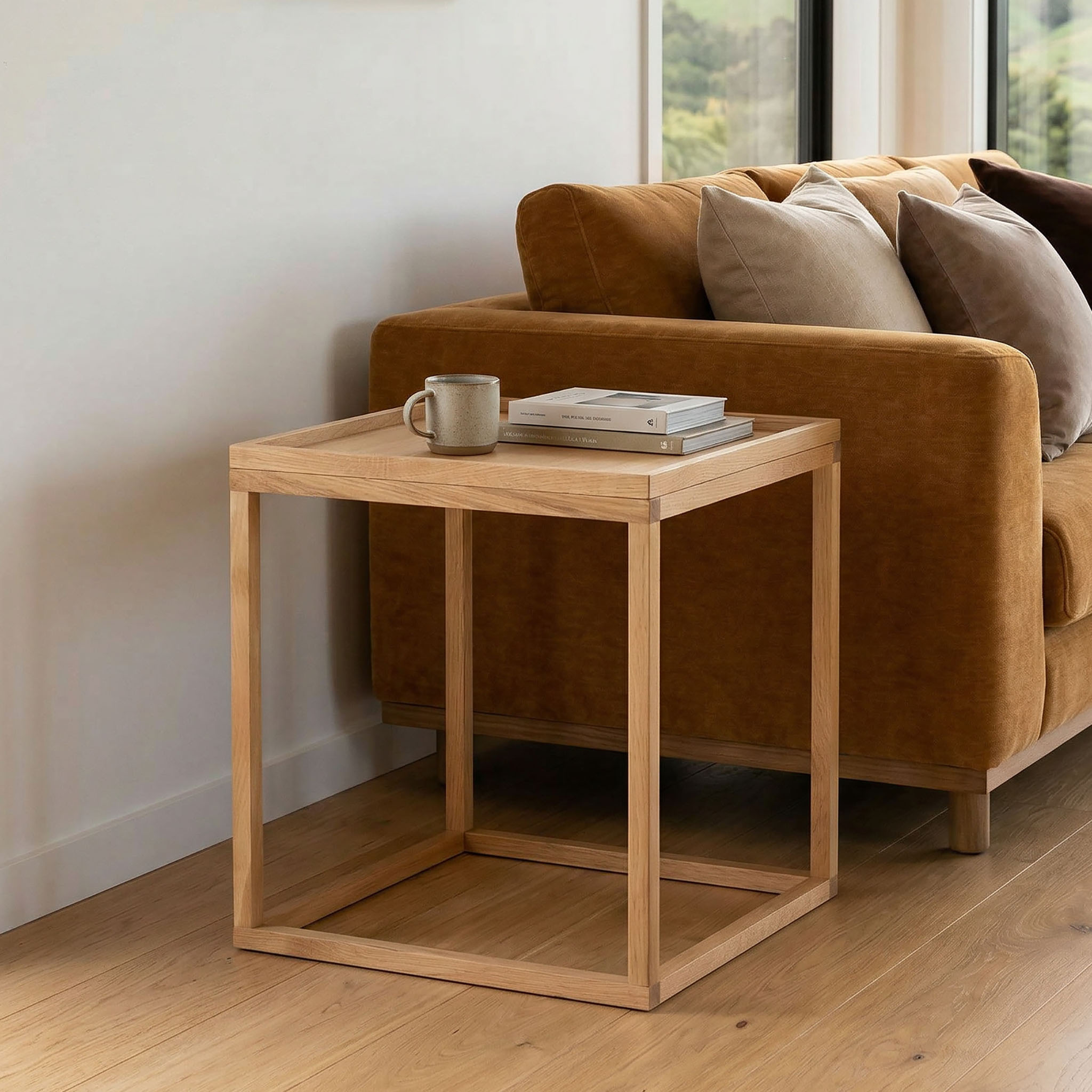 Jagger Side Table KD - W40, Natural