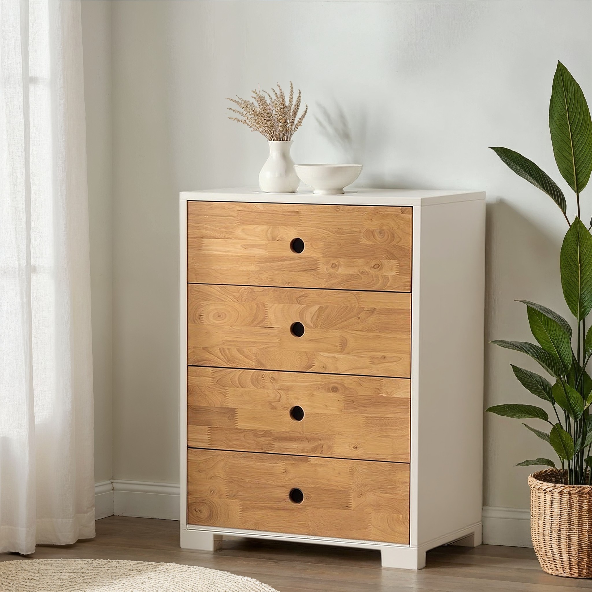 Chia 4 Drawer Chest - W60