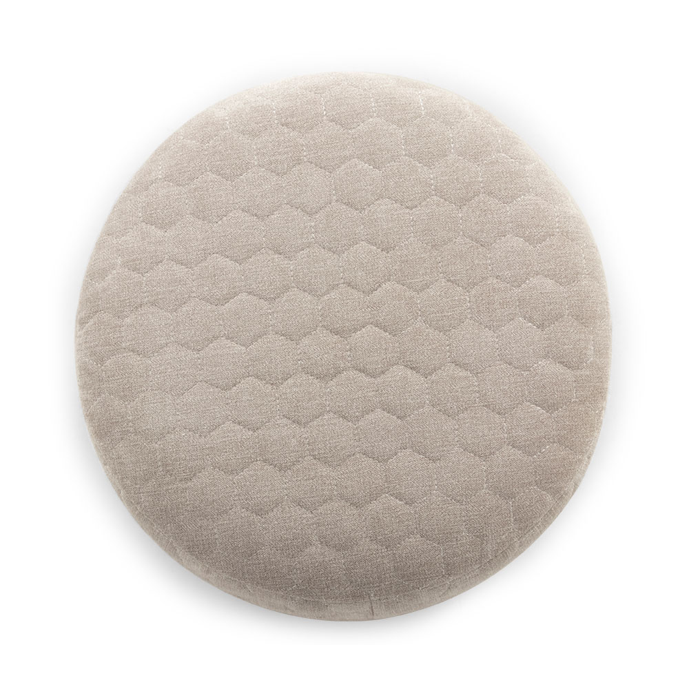 Clover Ottoman - Small, Oatmeal