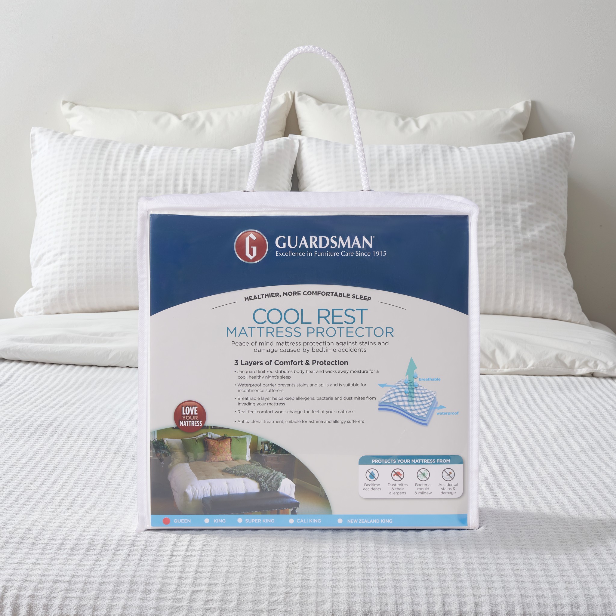 Guardsman Cool Rest Double Mattress Protector
