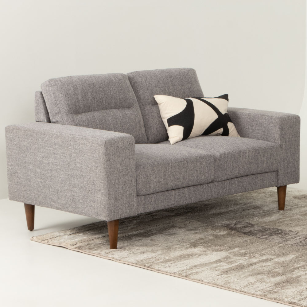 Logan 2 Seater Sofa, Dark Grey