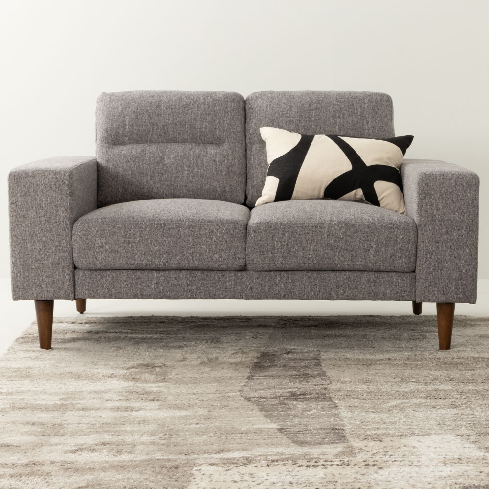 Logan 2 Seater Sofa, Dark Grey