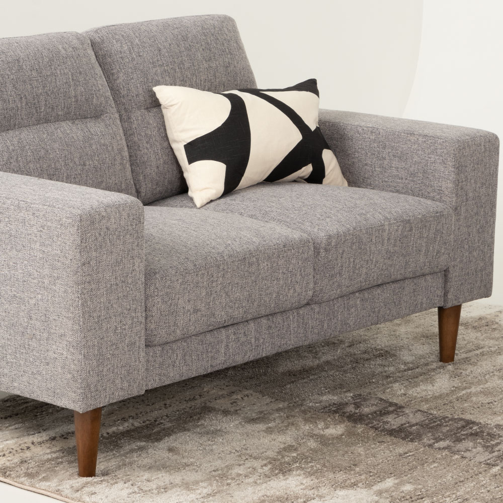 Logan 2 Seater Sofa, Dark Grey