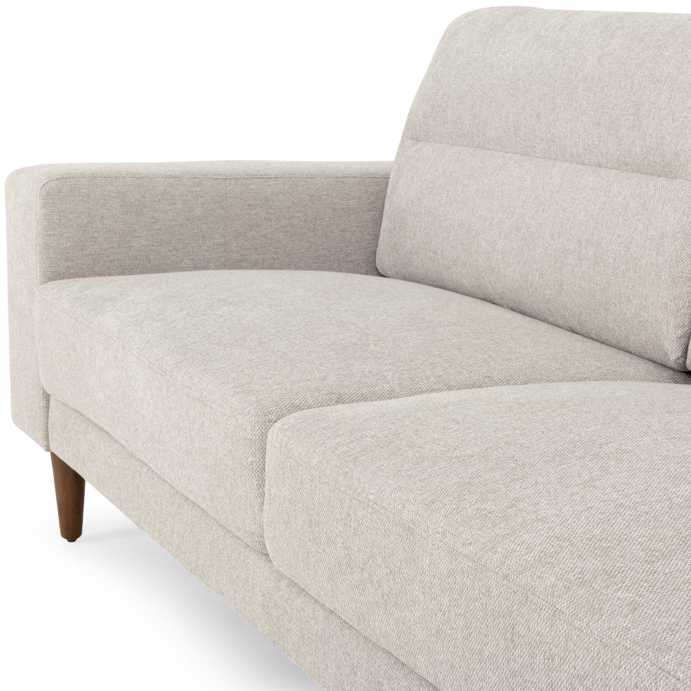Logan 3 Seater Sofa, Light Grey