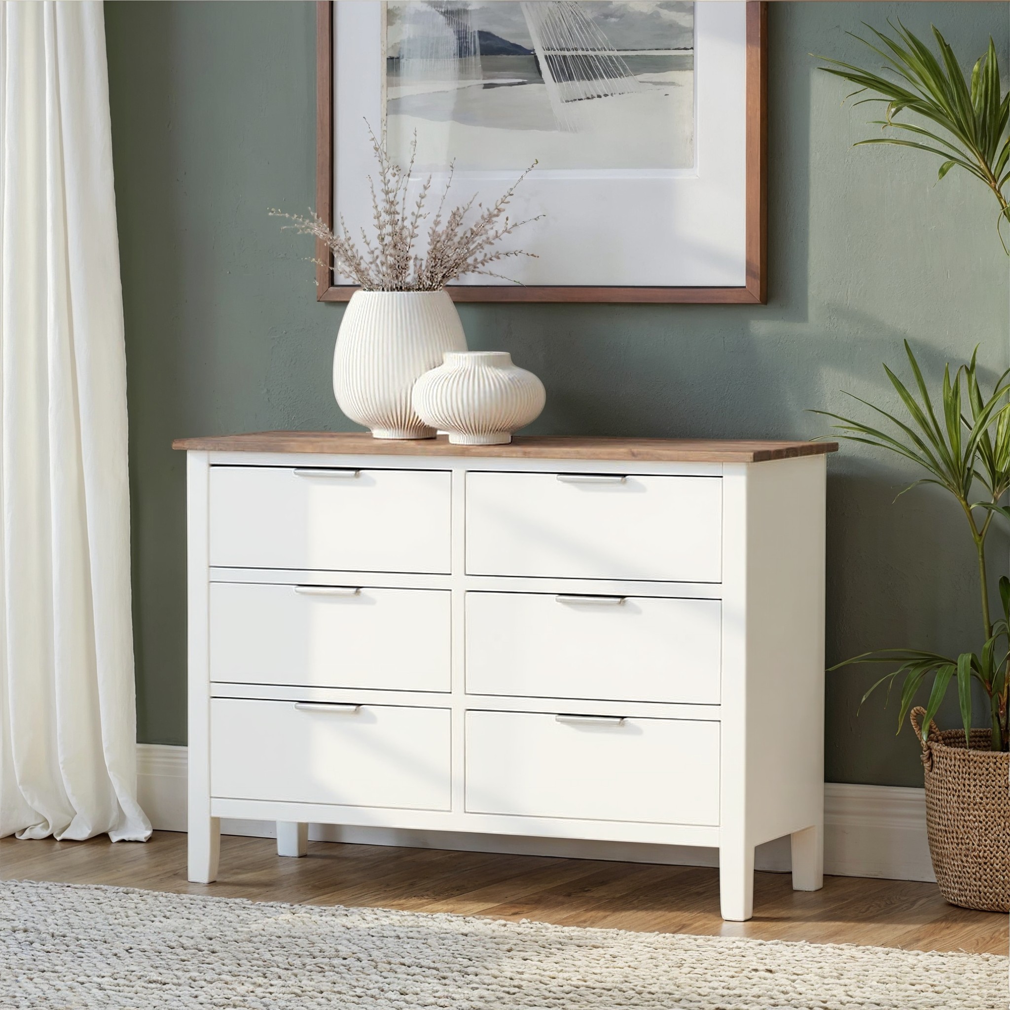 Conway 6 Drawer Lowboy