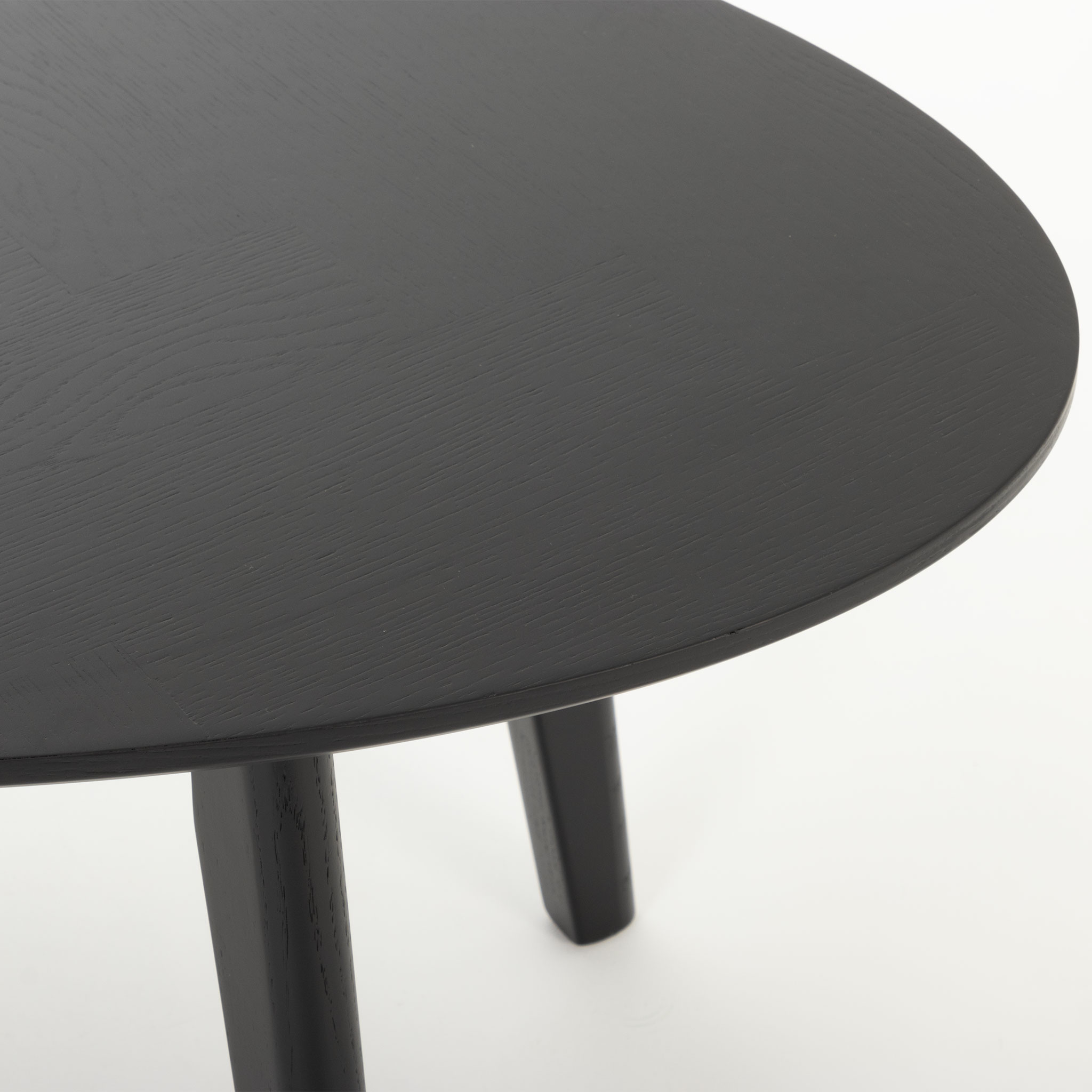 Norsk Oval Coffee Table - W120, Black