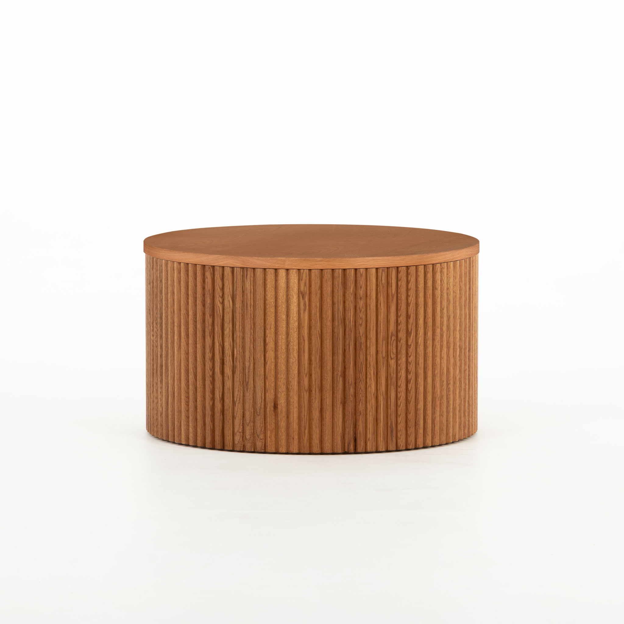 Malmo Round Coffee Table - W60, Caramel