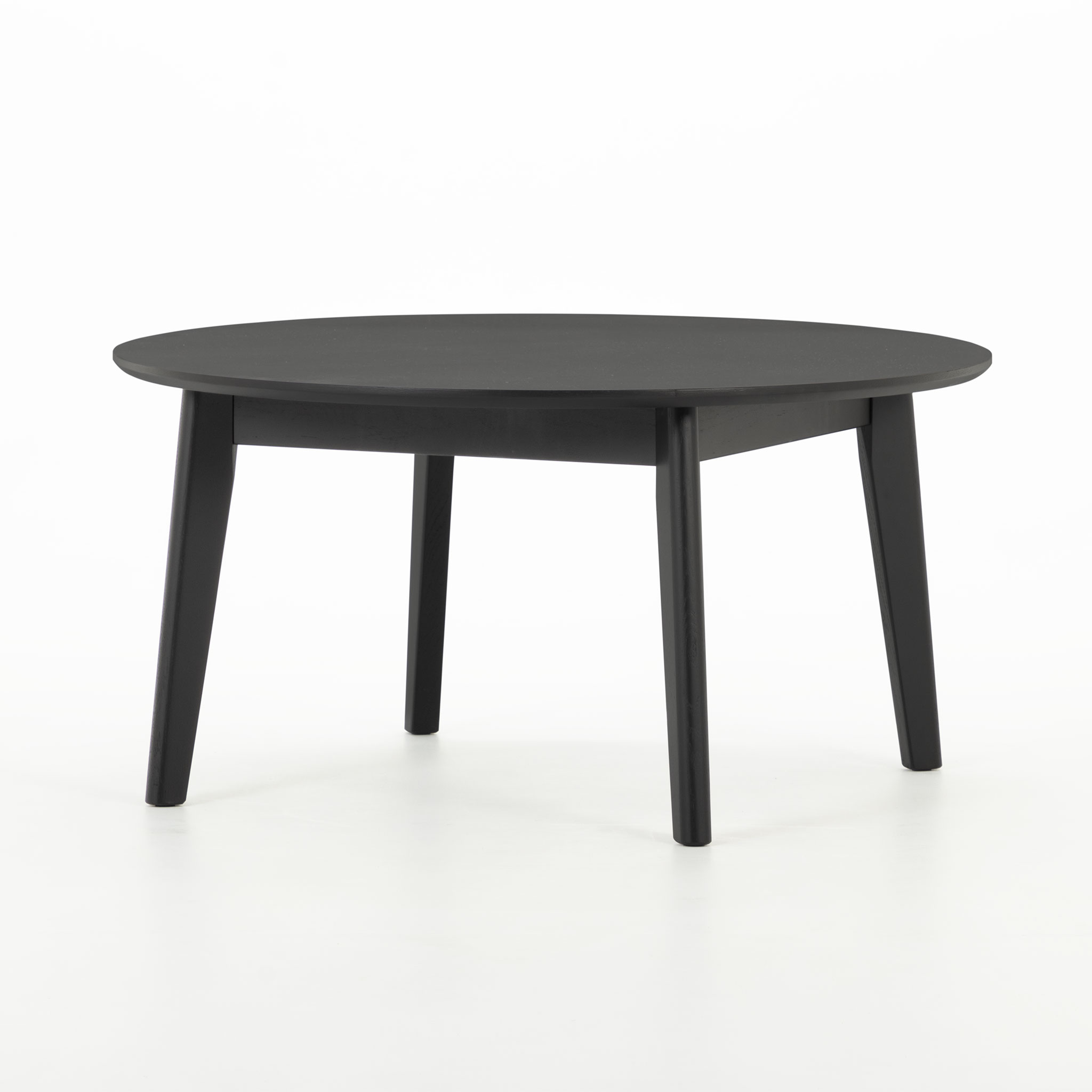 Norsk Round Coffee Table - W90, Black