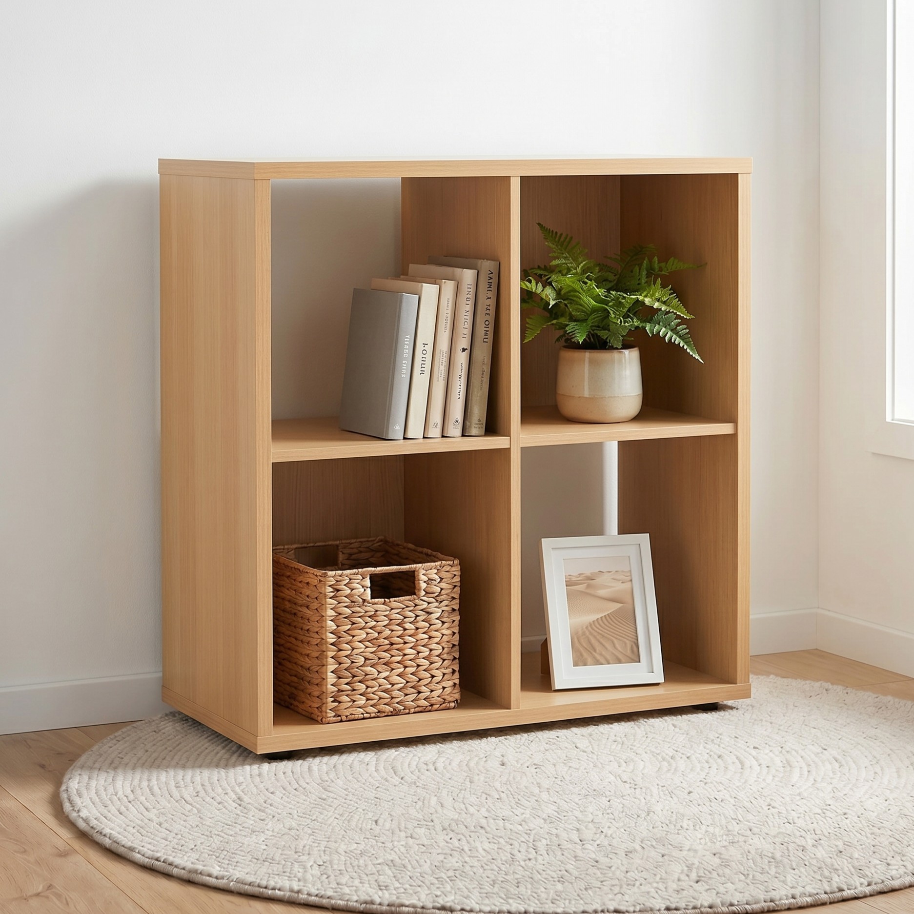 Cube 2 x 2, Light Oak