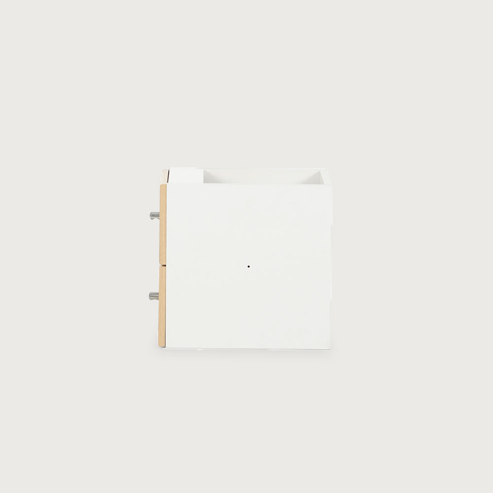 Cubo 2 Drawer Box Insert, Beech