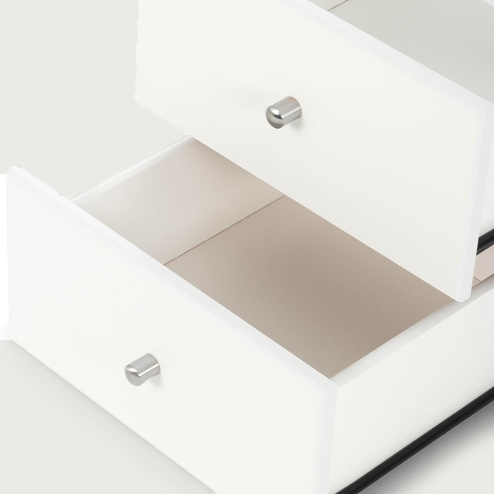 Cubo 2 Drawer Box Insert, White