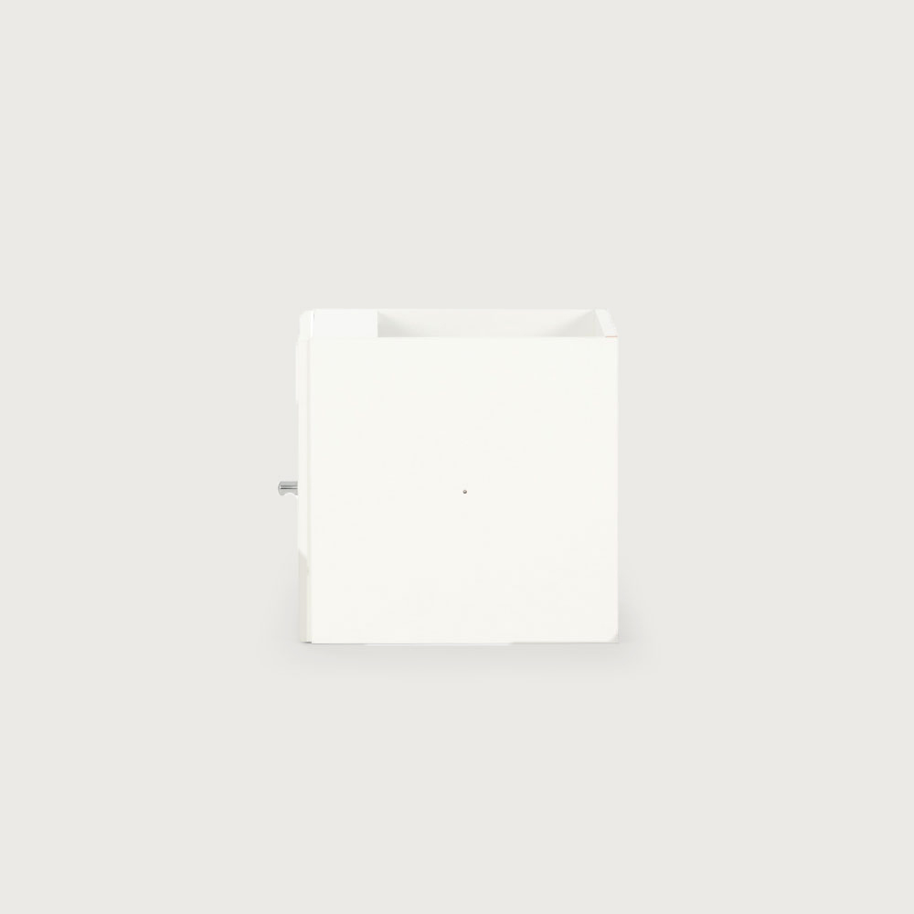 Cubo 1 Door Box Insert, White