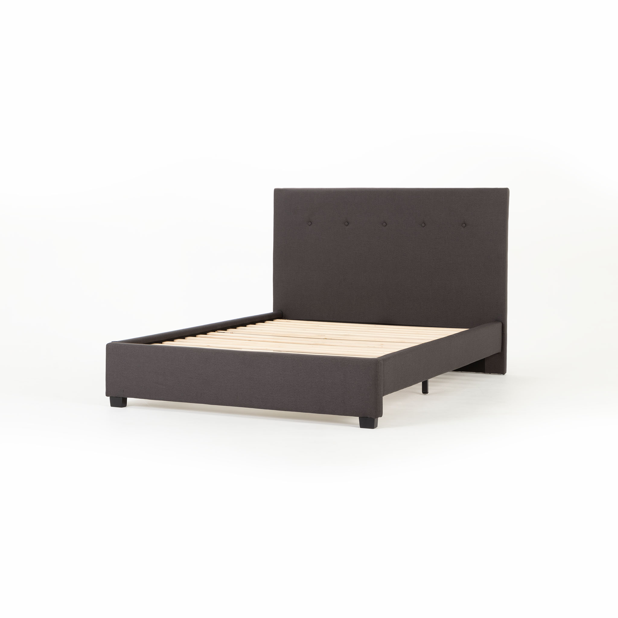 Dallas Double Bed Frame, Jet
