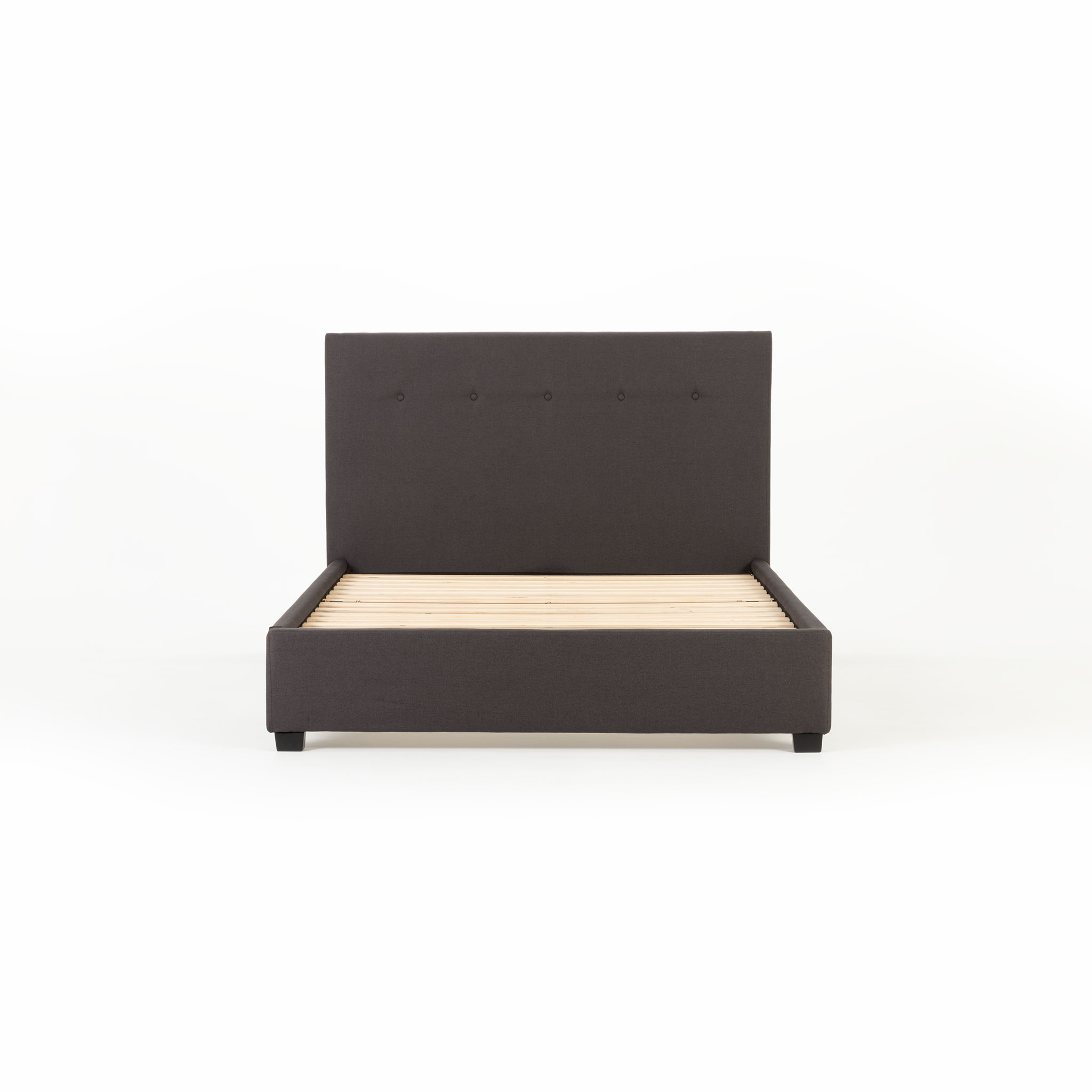 Dallas Double Bed Frame, Jet