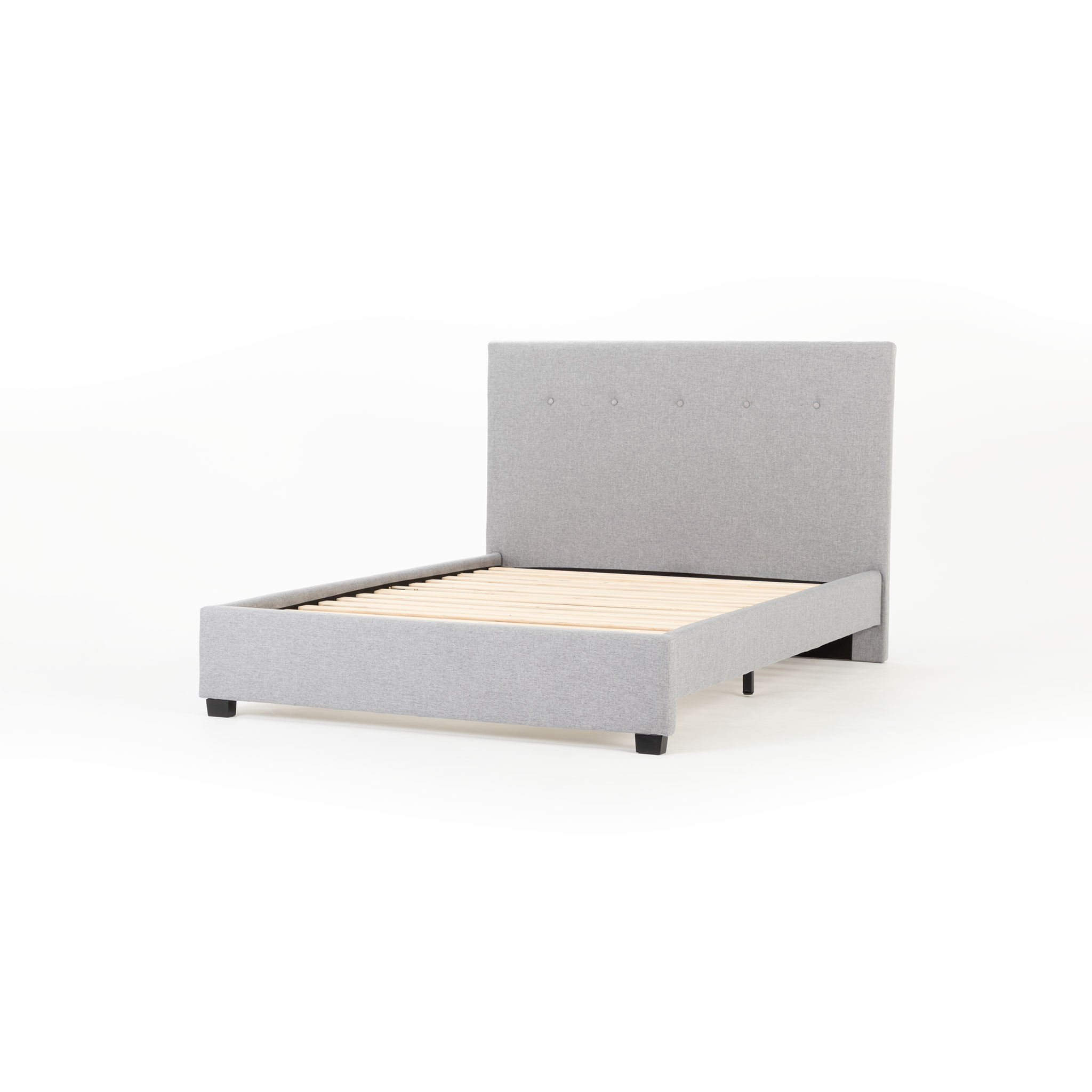 Dallas Double Bed Frame, Light Grey