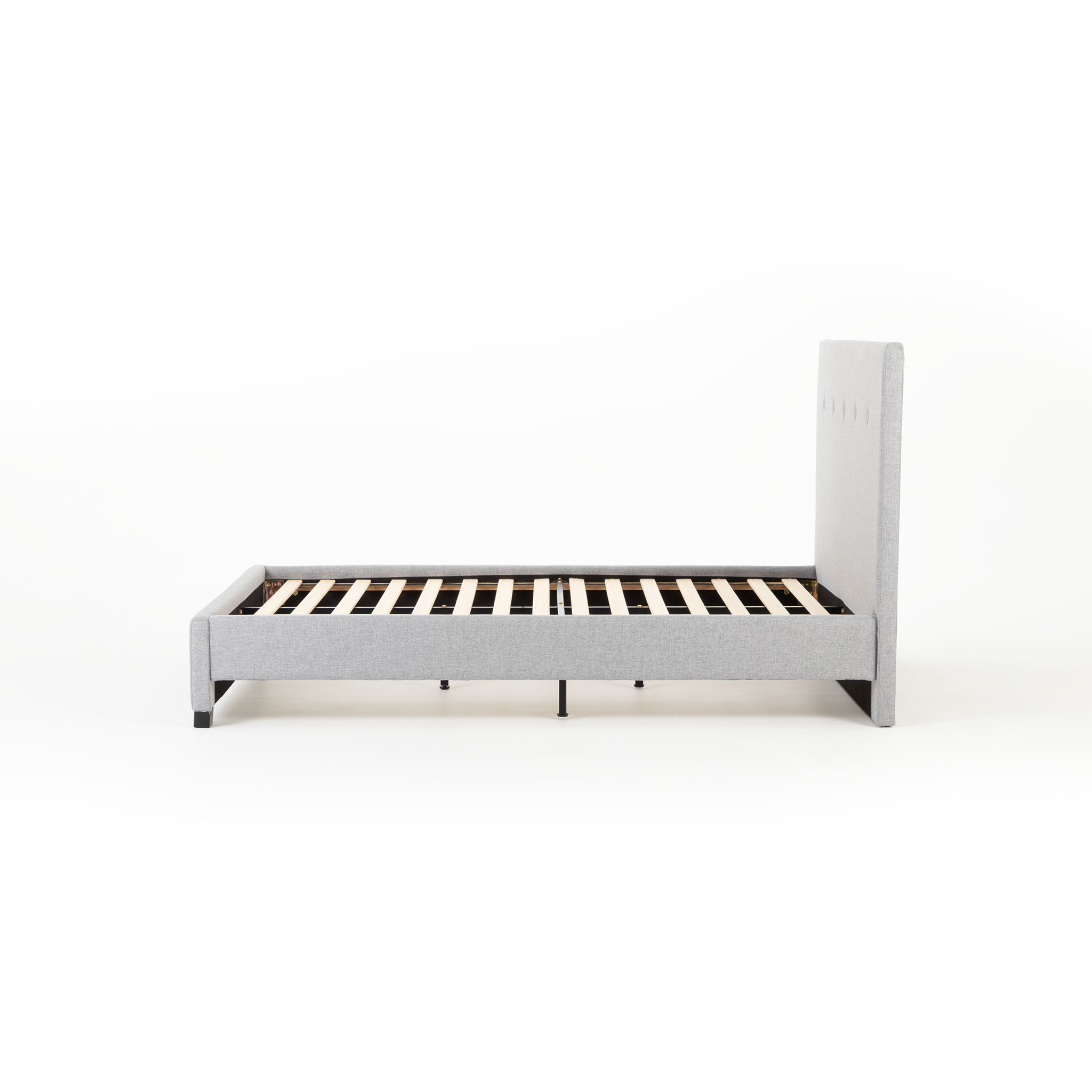 Dallas Double Bed Frame, Light Grey