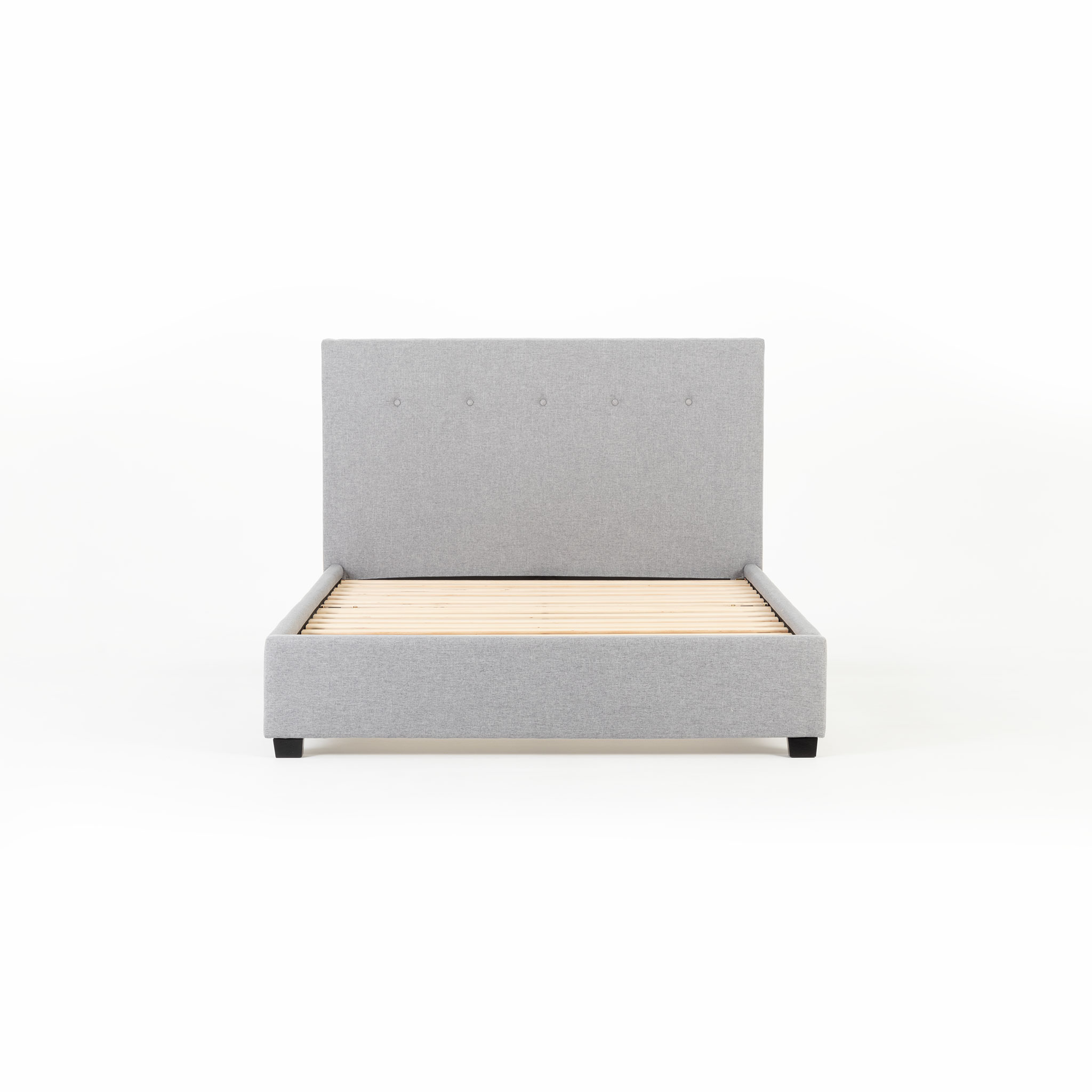Dallas Double Bed Frame, Light Grey