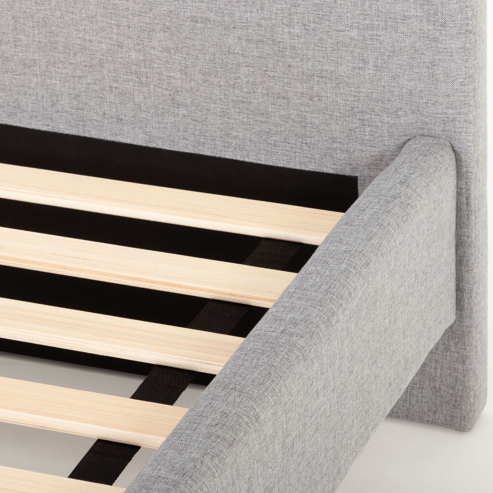 Dallas Double Bed Frame, Light Grey