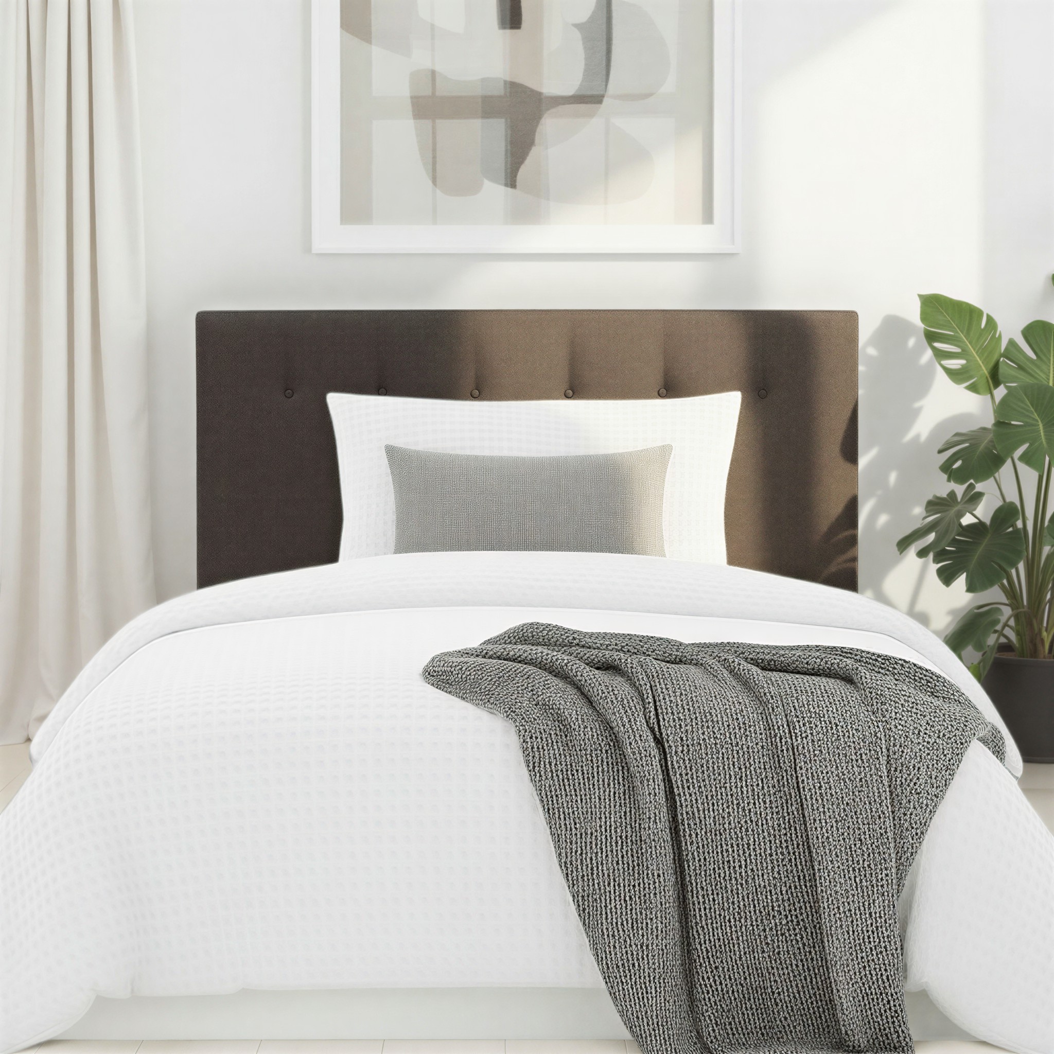 Dallas King Single Headboard, Jet