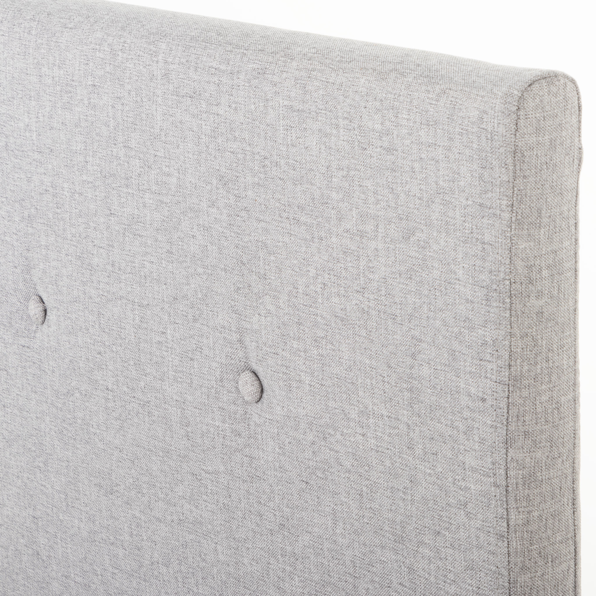 Dallas King Single Headboard, Light Grey
