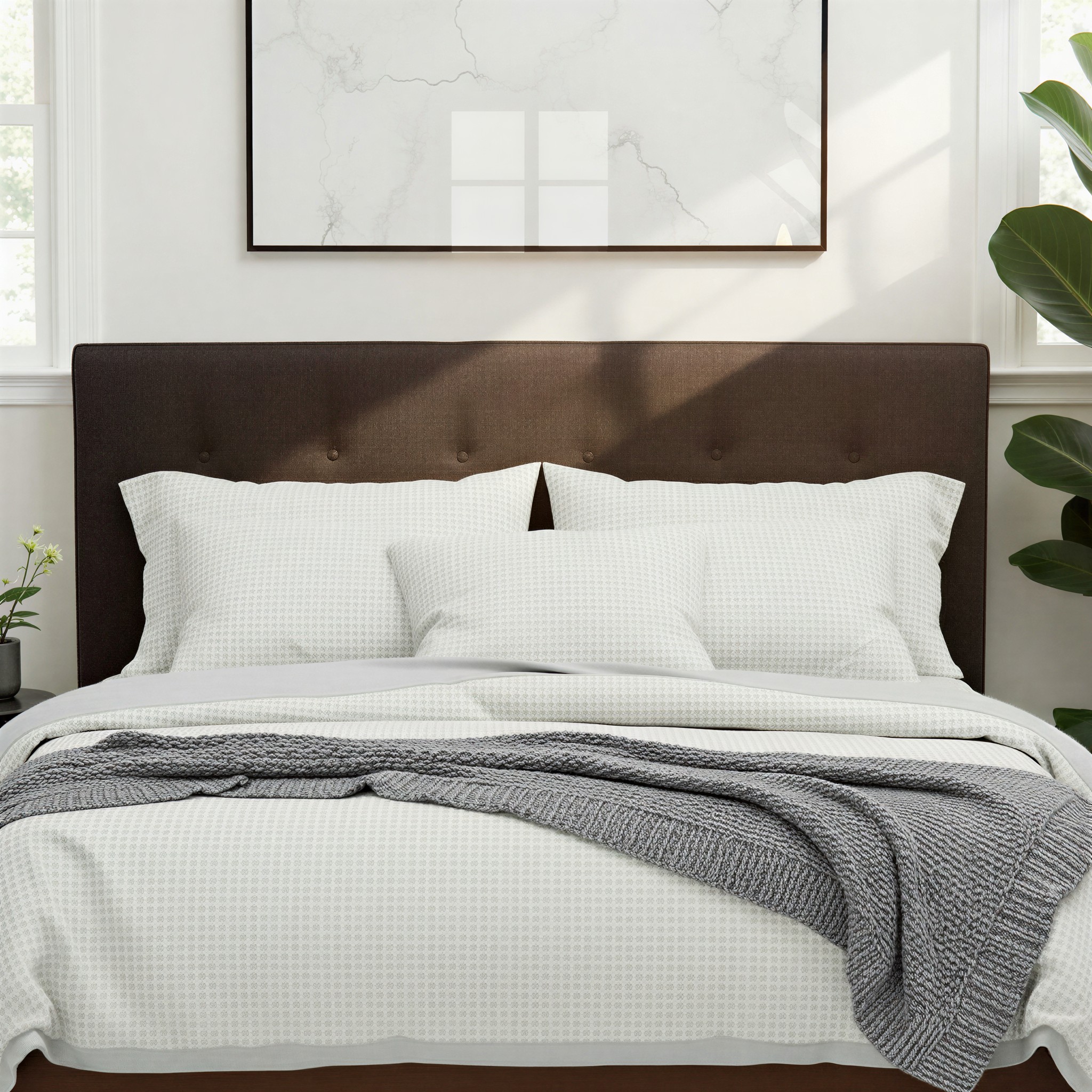 Dallas Queen Headboard, Jet