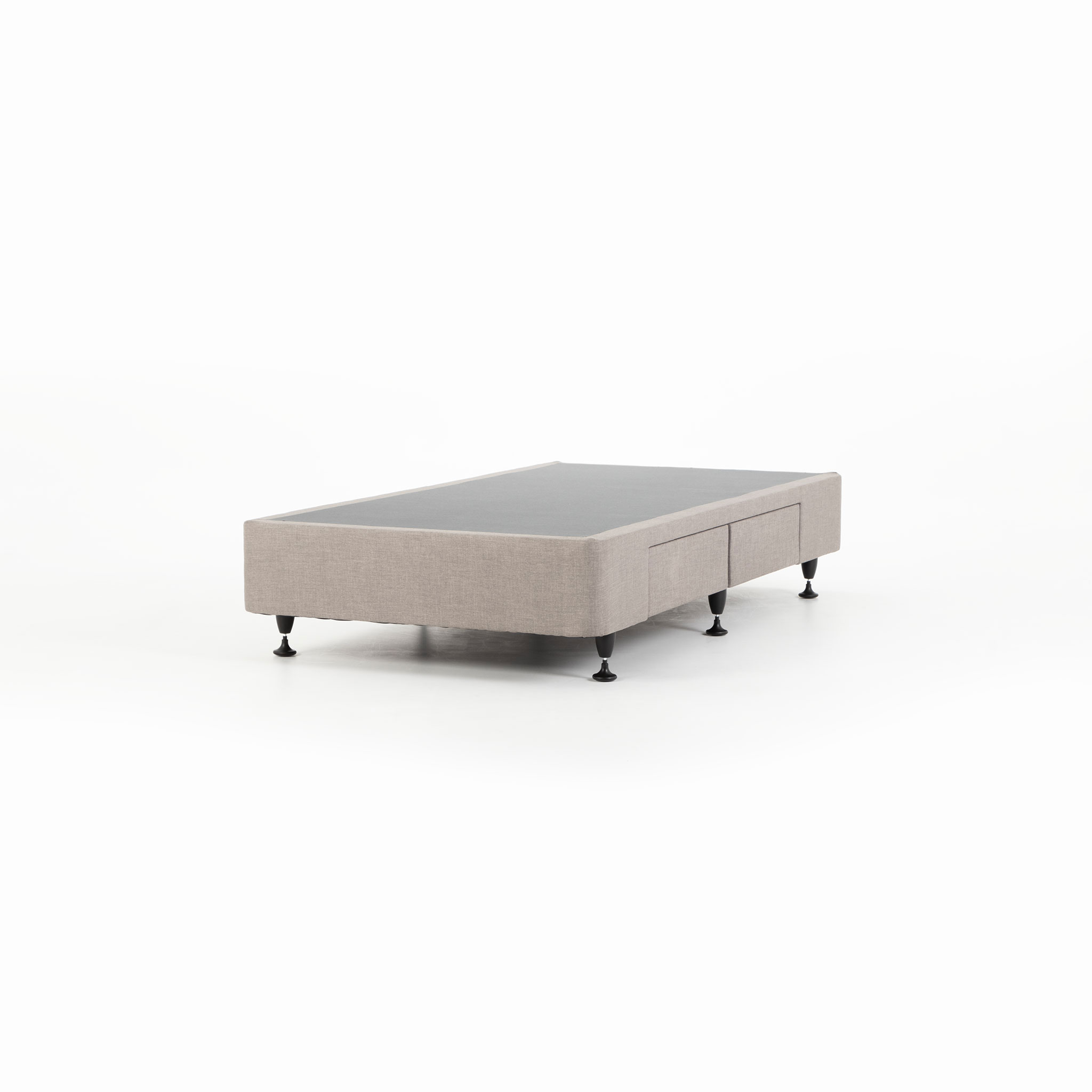 Doze 2 Drawer Right Hand Facing Mattress Base - Single, Grey