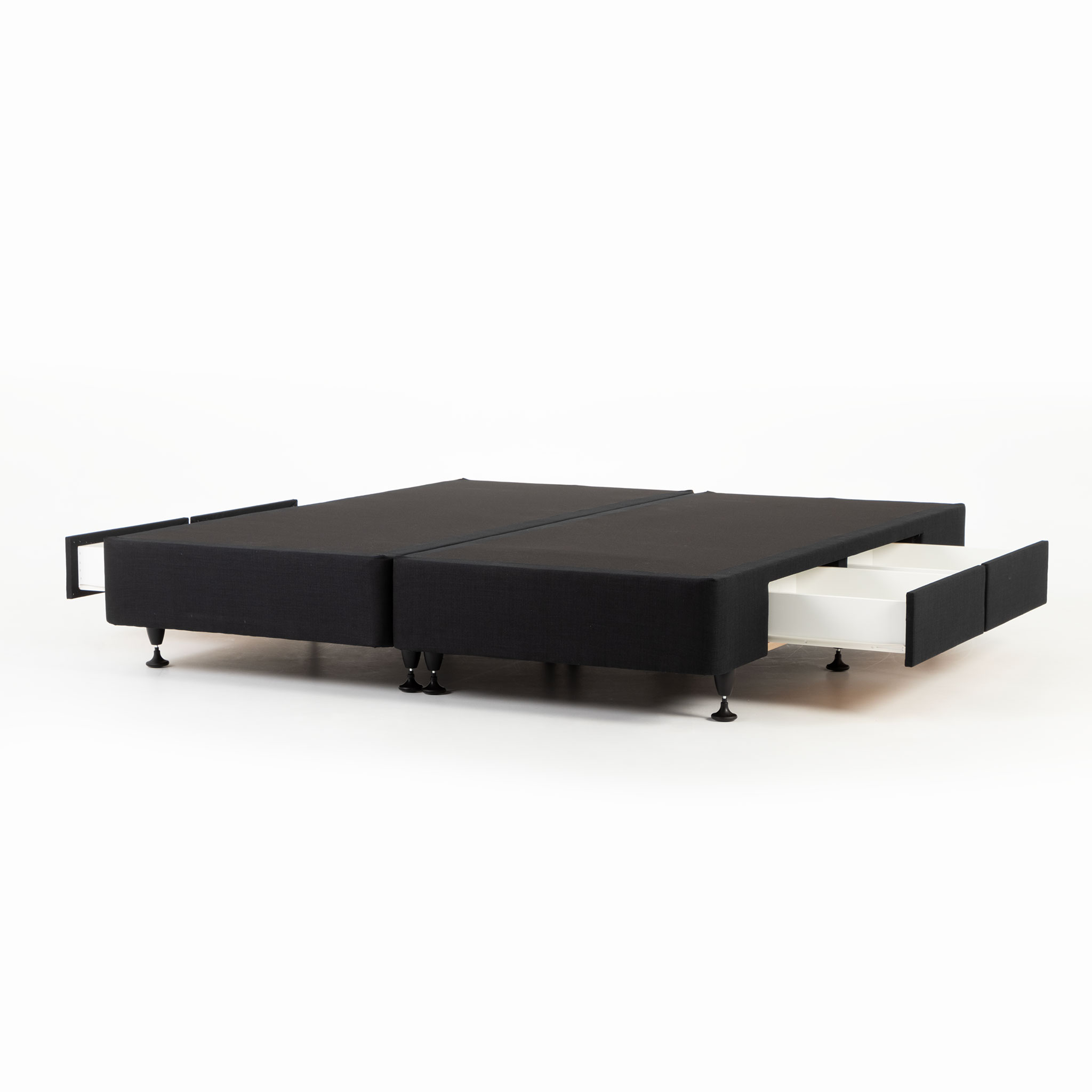 Doze 4 Drawer Mattress Base - California King, Black