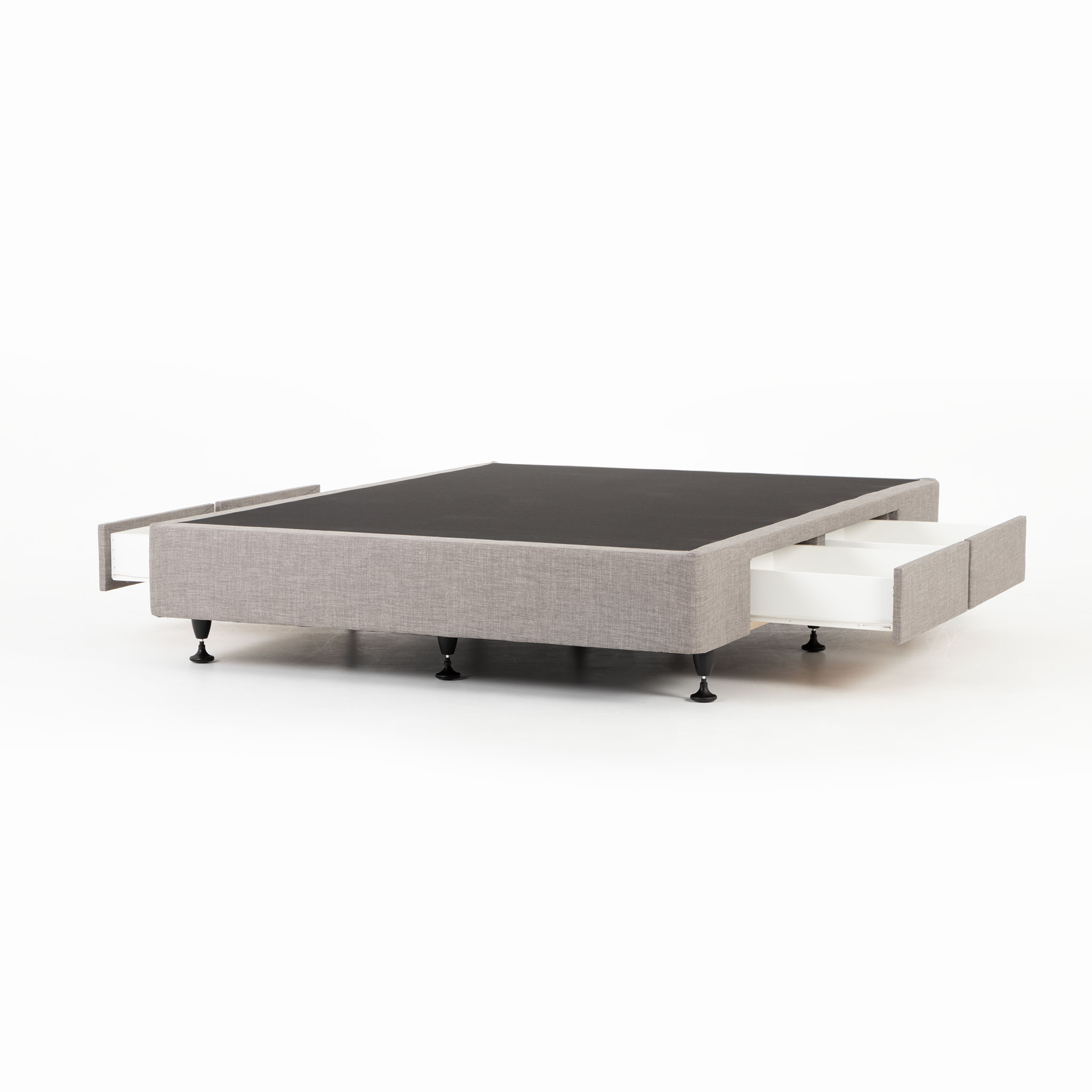 Doze 4 Drawer Mattress Base - Double, Grey