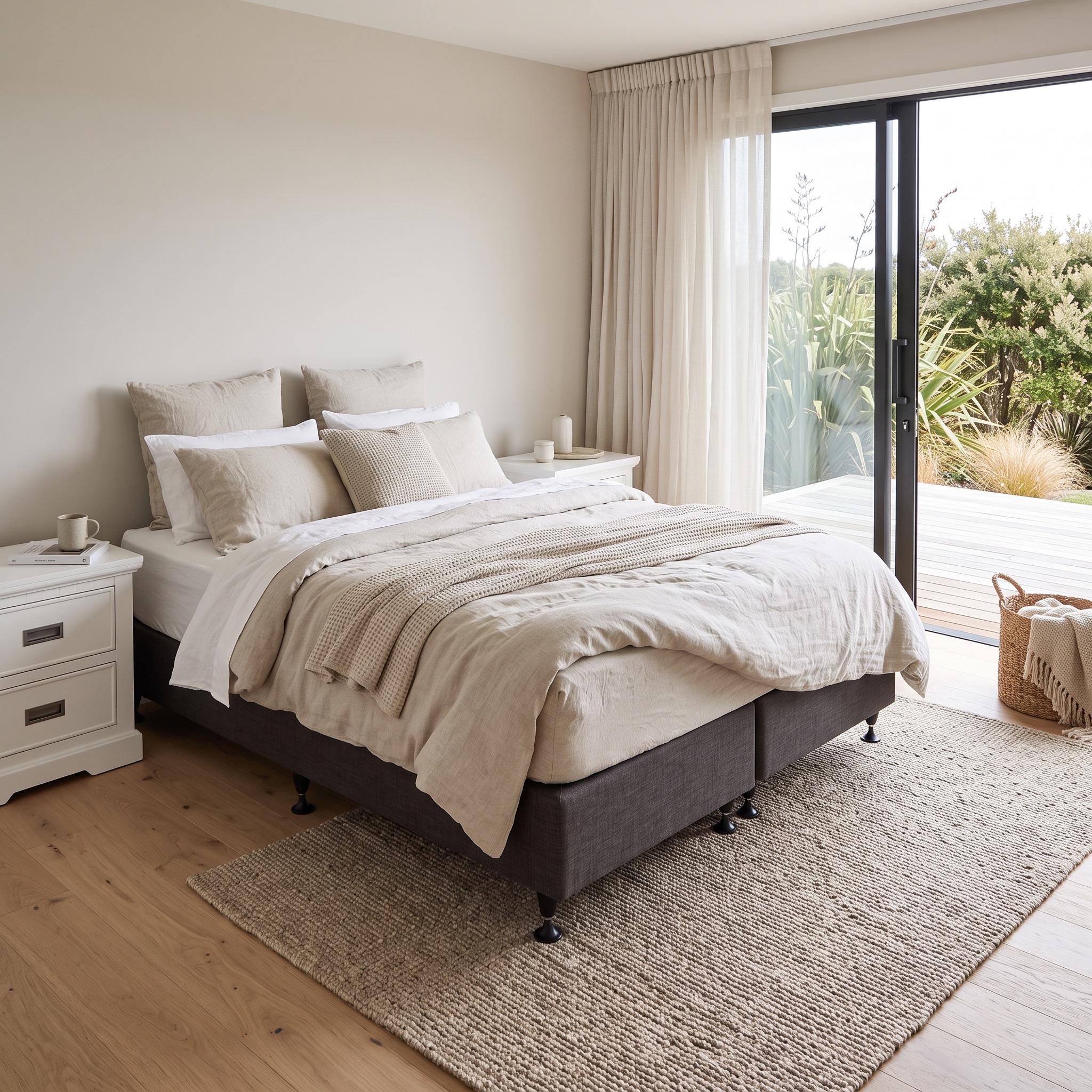 Doze Mattress Base California King, Charcoal