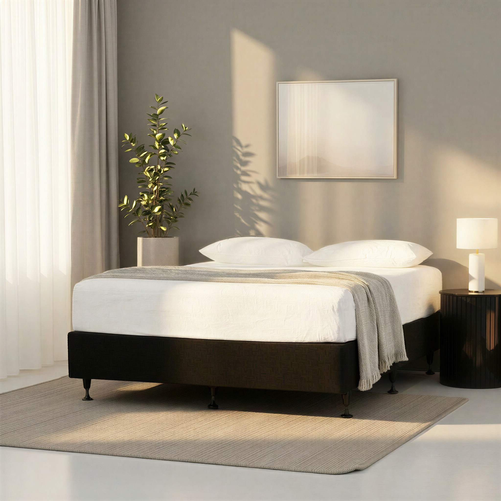 Doze Mattress Base - Double, Black